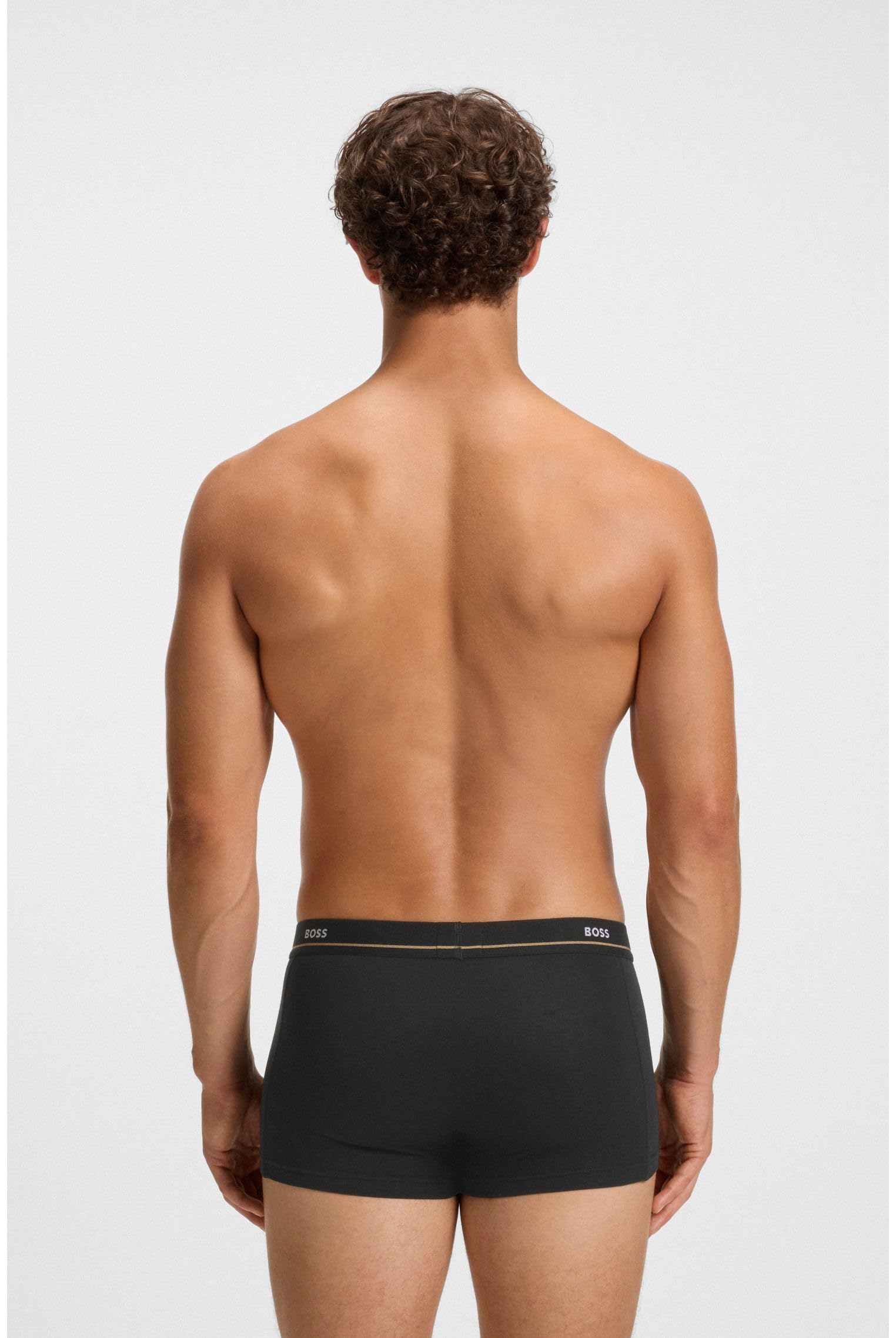 Boss Eng Anliegende Boxershorts Aus Stretch-Baumwolle Im Fünferpack – Bild 4