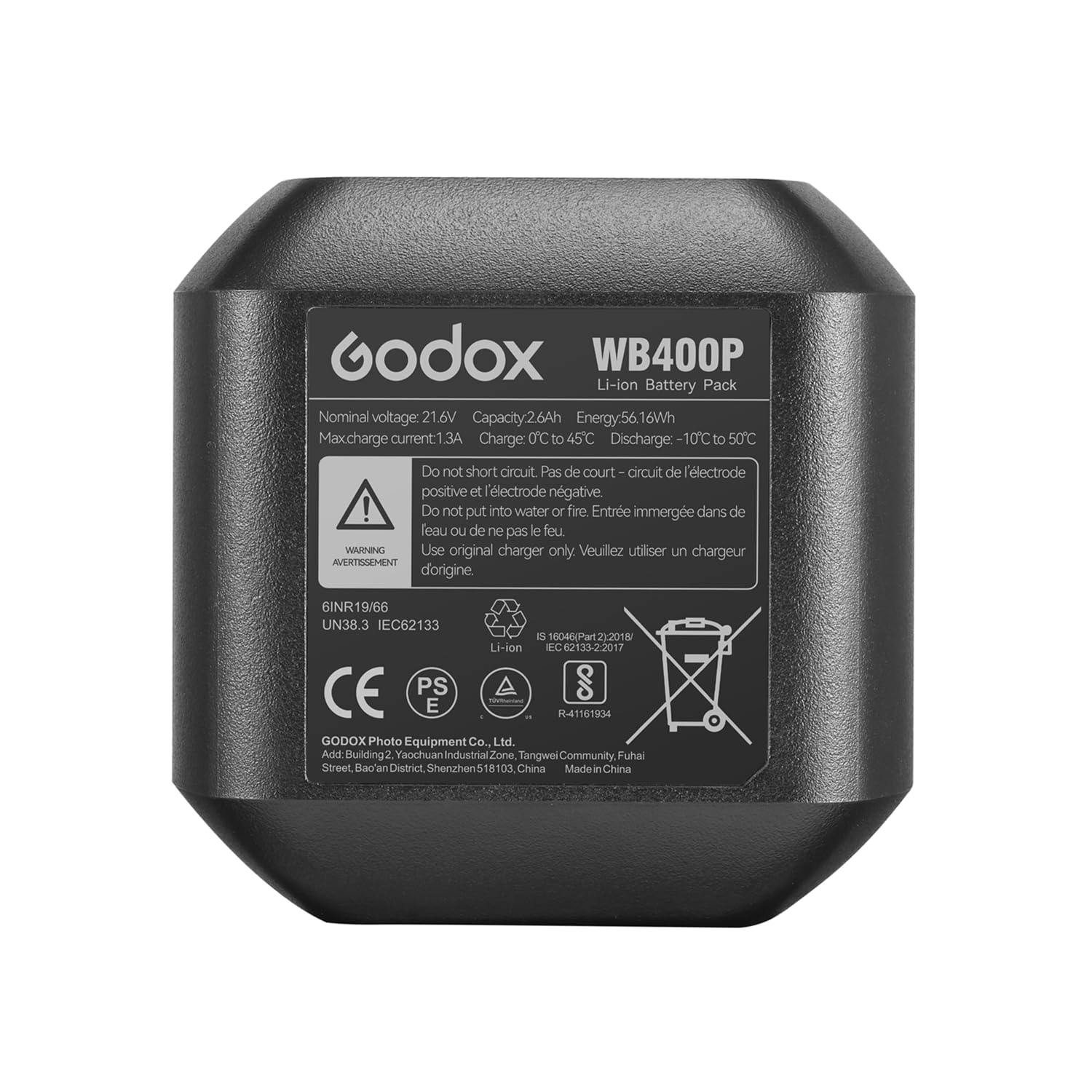 Godox AD400ProII 400Ws Blitzgerät für Fotografie AD400Pro II Outdoor Blitz | AD400 PRO II Blitz TTL GN72 HSS 1/8000s,0.01–1s Ladezeit,2.4G Wireless X mit 30W Bi-Color LED-Einstelllicht,2600mAh Batterie
