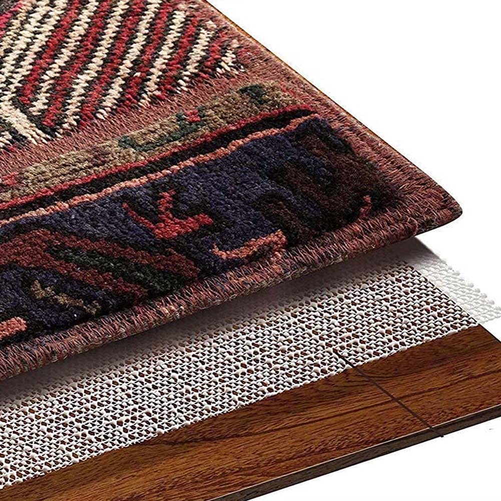 Tapis de sol en bois antidérapant pour tapis - Multi-usage - Tapis autocollant - Tapis de sol - Tapis de sol - Tapis d'angle plat