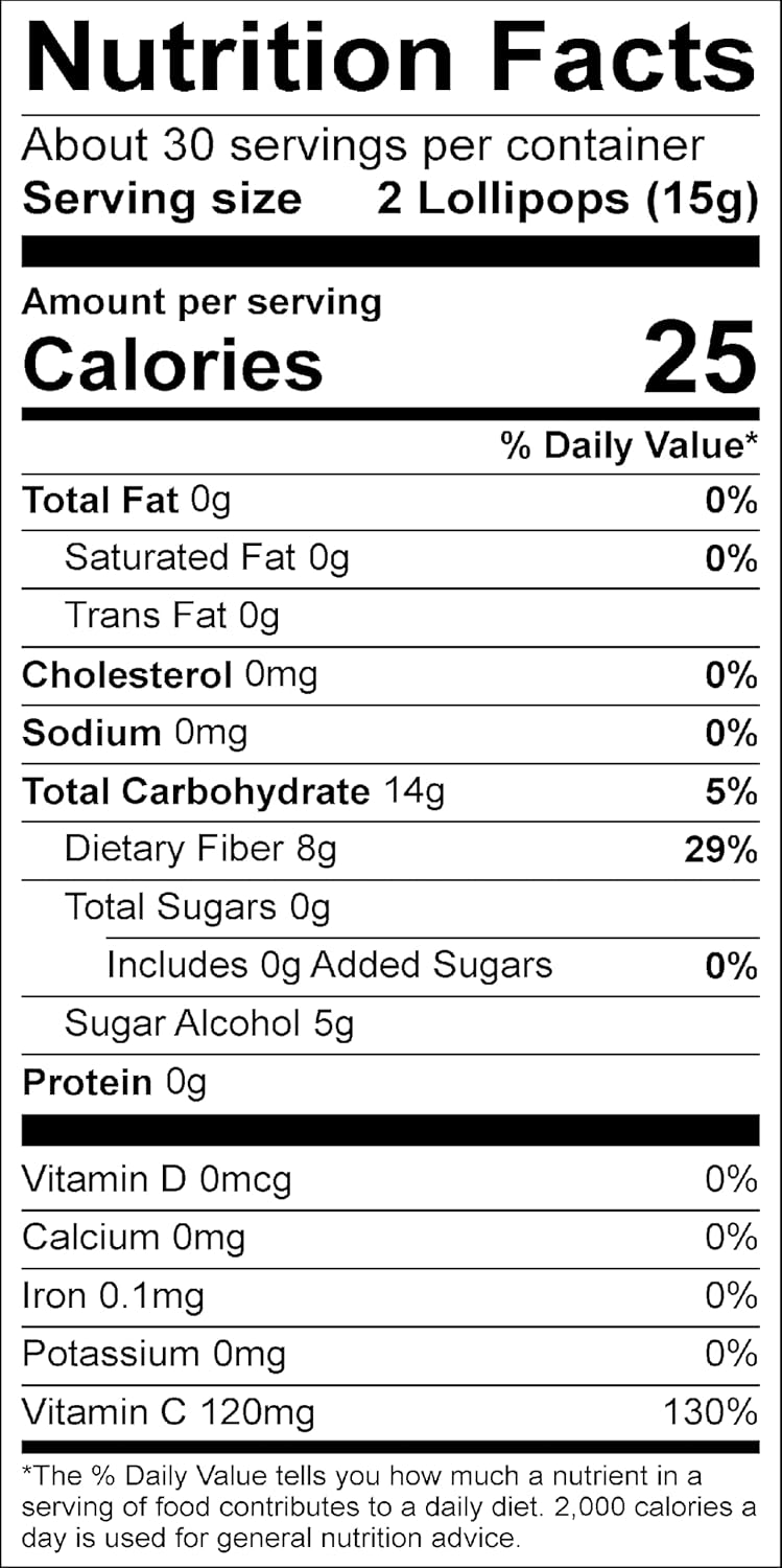 Dr. John’s Sugar Free Candy, Healthy Lollipops with Zero Sugar, Low Calorie Snacks, Keto Friendly Hard Candy Sweets, Classic Fruit Tooth, 60 Count, 1 LB