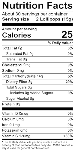 Vista 4 de Dr. John’s Sugar Free Candy, Healthy Lollipops with Zero Sugar, Low Calorie Snacks, Keto Friendly Hard Candy Sweets, Classic Fruit, Oval, 60 Count