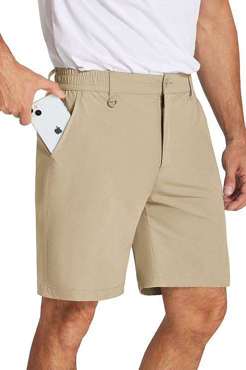 COOFANDY Pantalones Cortos Casuales con Cintura Elástica para Hombre Pantalones Cortos De Golf Verano oferta Amazon