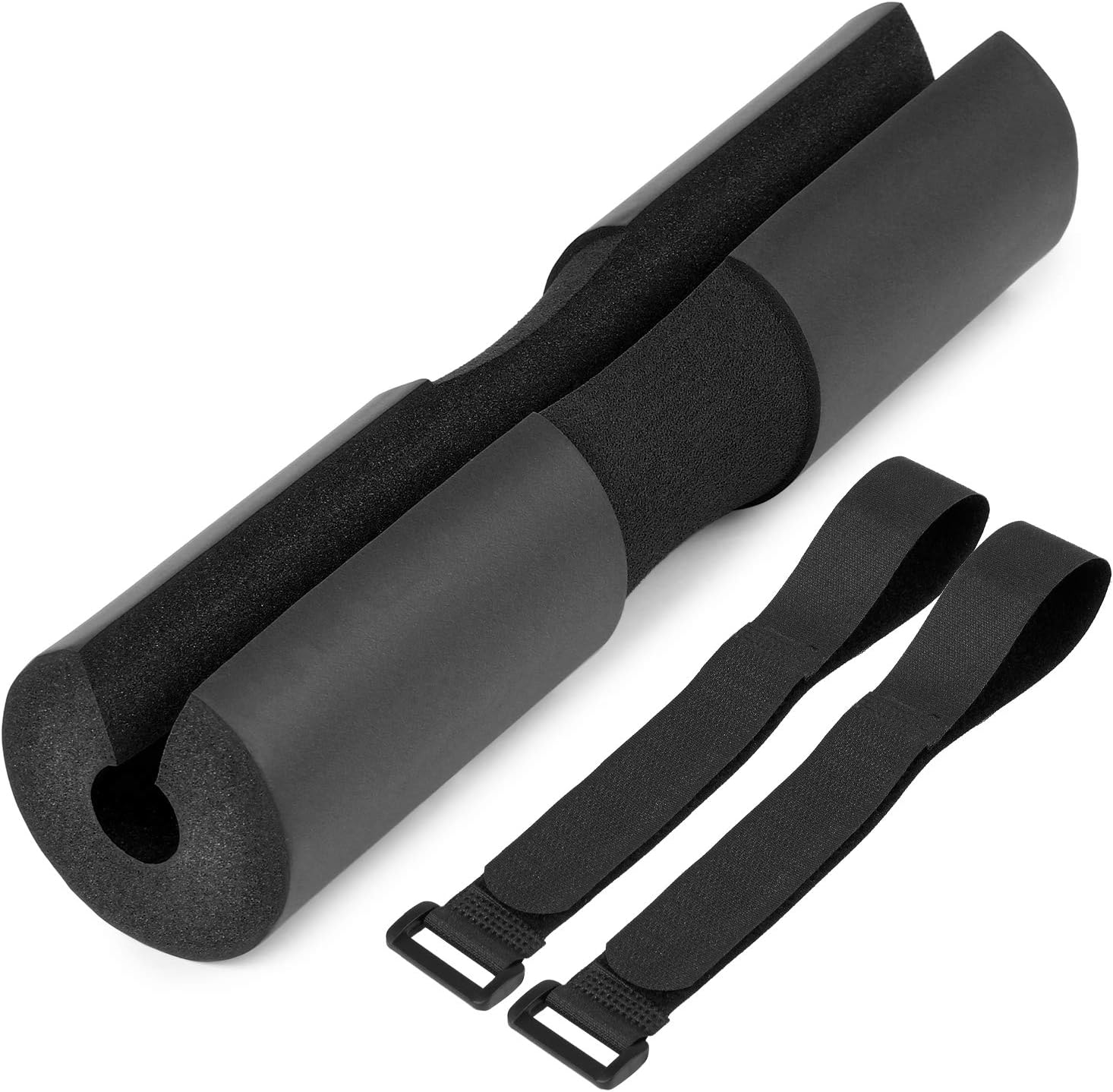 Barbell Squat Pad Neck Shoulder Protective Support With Fixing Straps For Squats Lunges Hip Thrusts Weight Lifting Bar