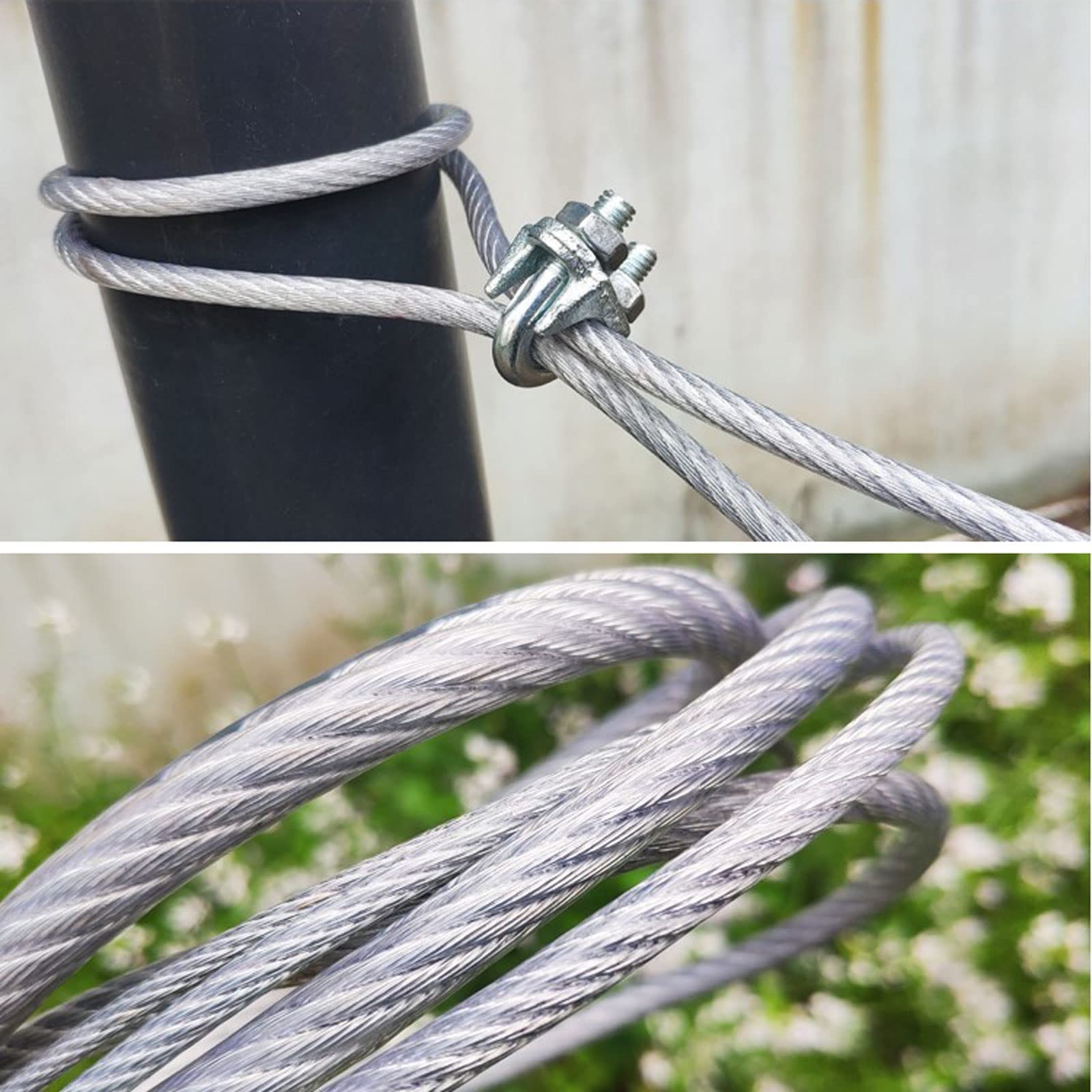 SET 20m Wire Rope Stainless Steel Strand - View #4