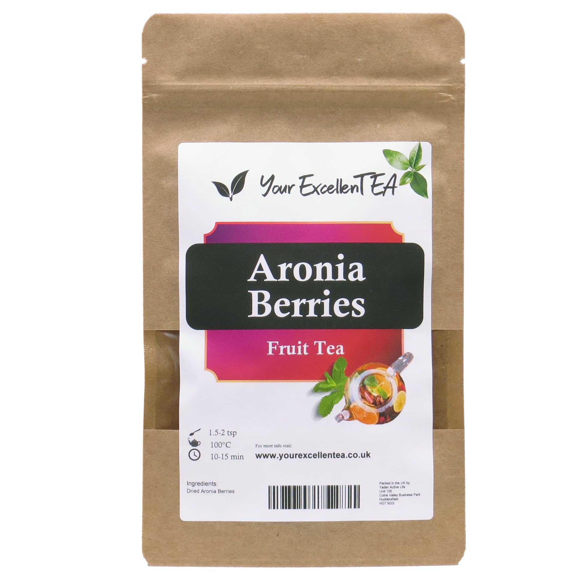 Sponsored Ad – Aronia Dried Berries Fruit Loose Tea (50g) Whole Dried Fruits, Aronia Berries, Black Chokeberry for Your Excellent Fruit Tea Drink, Natural and Pure Vegan, Aromatic, Closed in Resealable Pouch