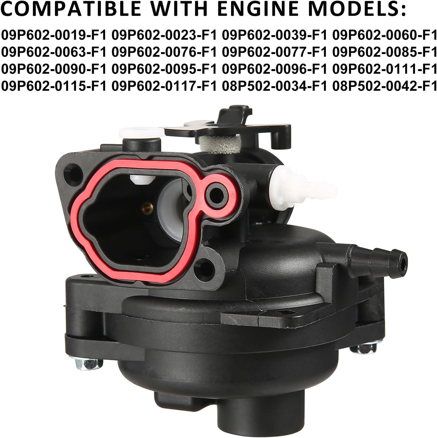 799583 Carburetor with Spark Plug Fits for Engine 300e 450e 500e 550e 575e 600e Lawn Mower Carburetor Replace 591160 593261 595656 591979 590556