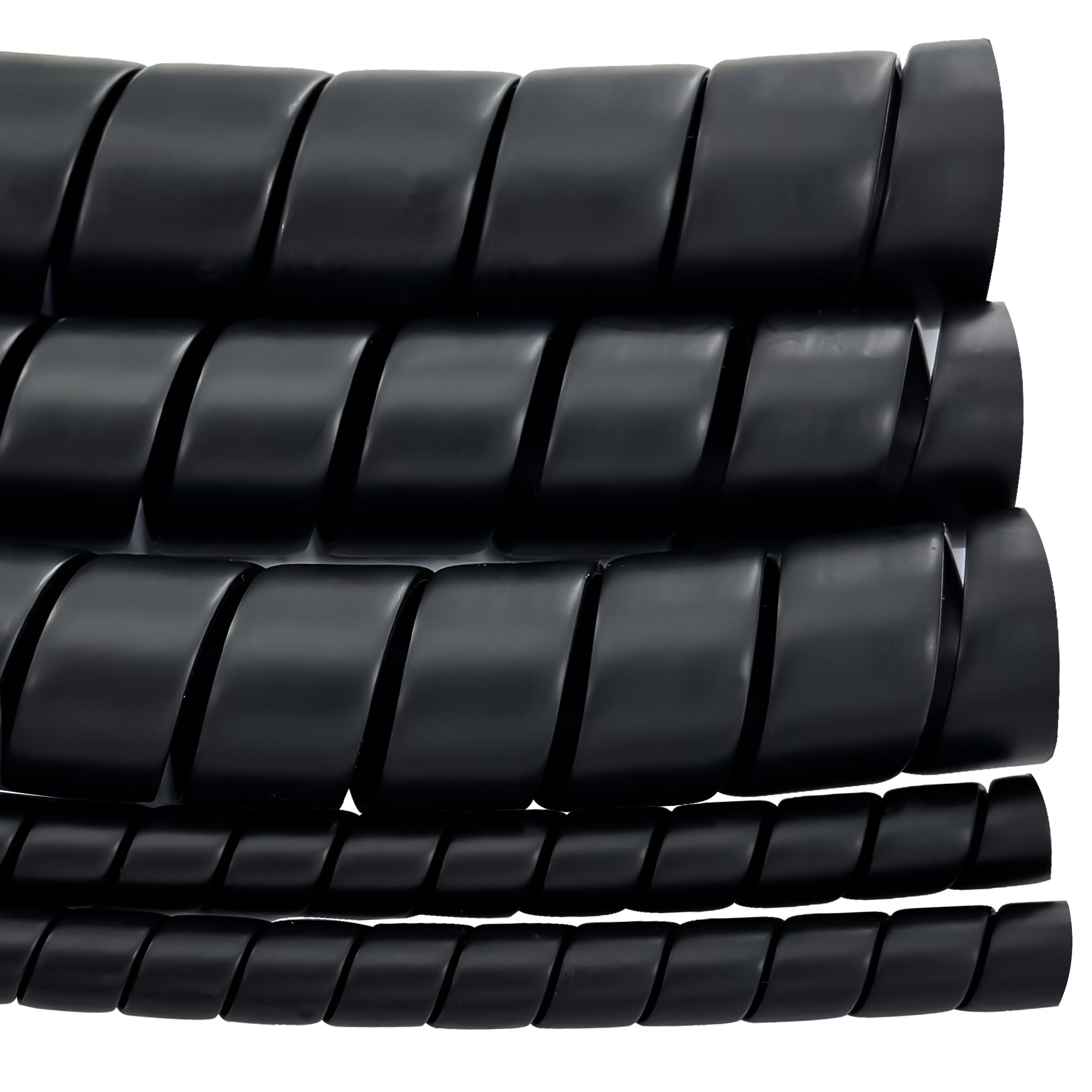 Protezione per cavo flessibile a spirale, diametro esterno 1,3 cm x 6,5 m, pretagliato, sicuro per evitare l'usura e prolungare la durata dei tubi pneumatici idraulici