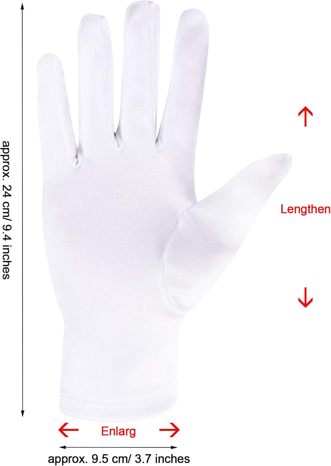 4 Pairs Women Short Satin Gloves Wrist Length Gloves Gown Gloves Opera Gloves : Clothing, Shoes & Jewelry