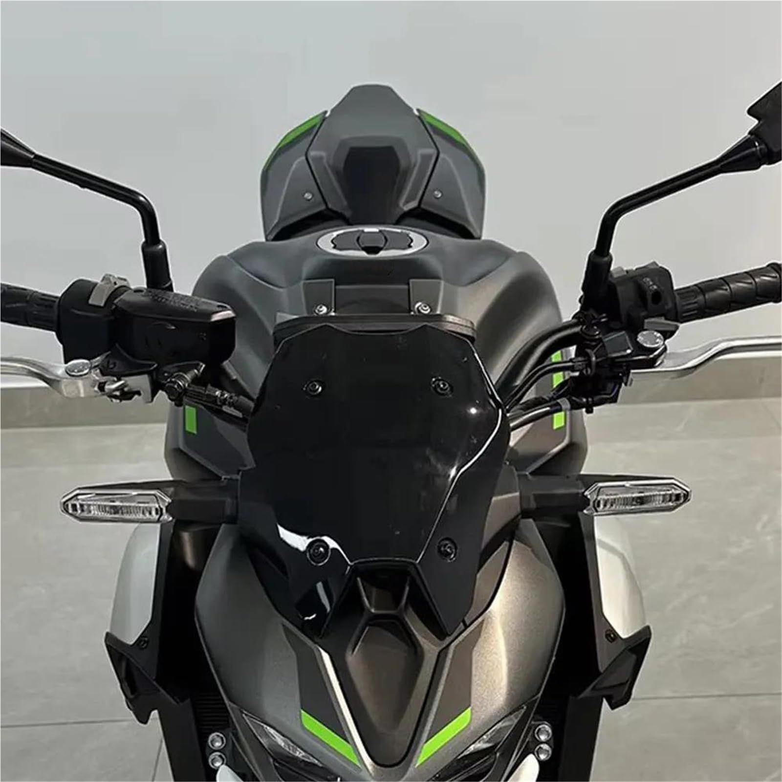 Capot De Selle Arrière pour Kawasaki pour Z900 pour Z900 SE (2025-2026) – Carénage De Selle Passager Arrière Rear Cowl Cover(Titane Graphite Brillant)