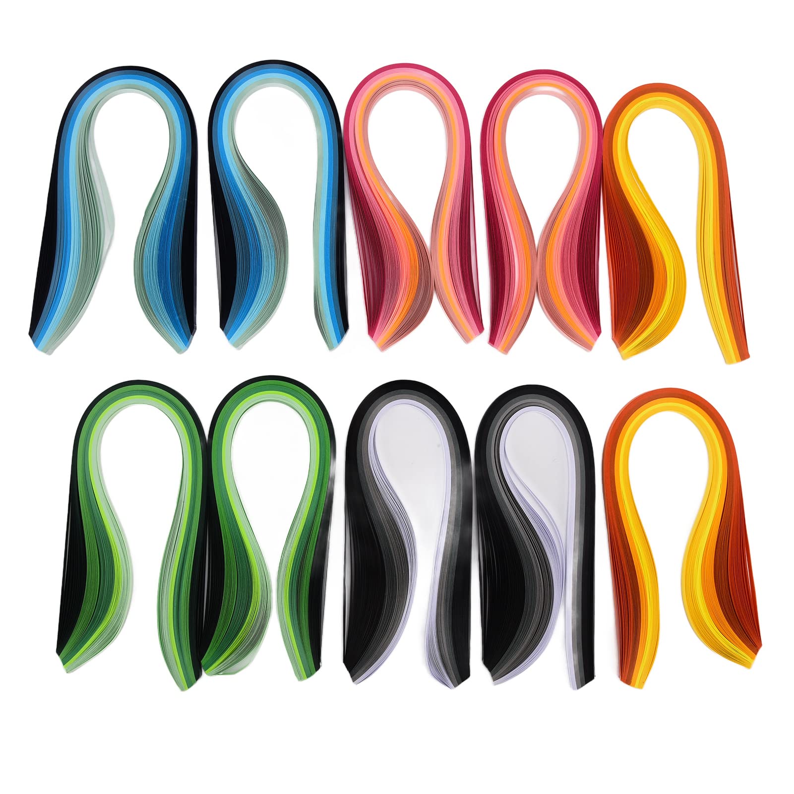 Ycauty Kit per Quilling Forniture Fai da Te in Carta Colorata per Amanti Dell'artigianato e Principianti