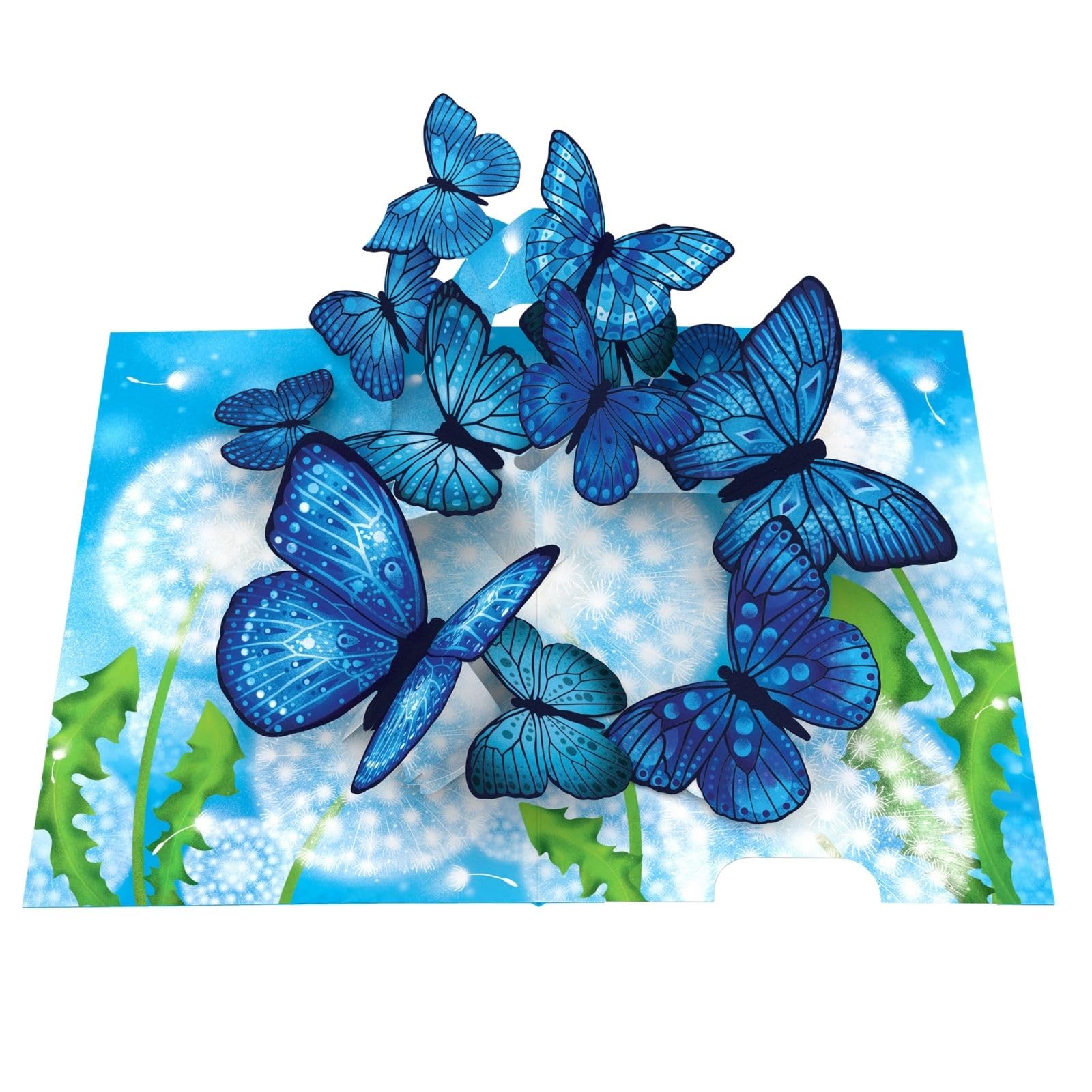 Origamo Pop-Up Greeting Card Butterfly Wish - Handmade Vibrant Butterflies, Artistic Design, Heartfelt Expression, Eco-Friendly, Cherished Keepsake, Thinking Of You, Birthday Card
