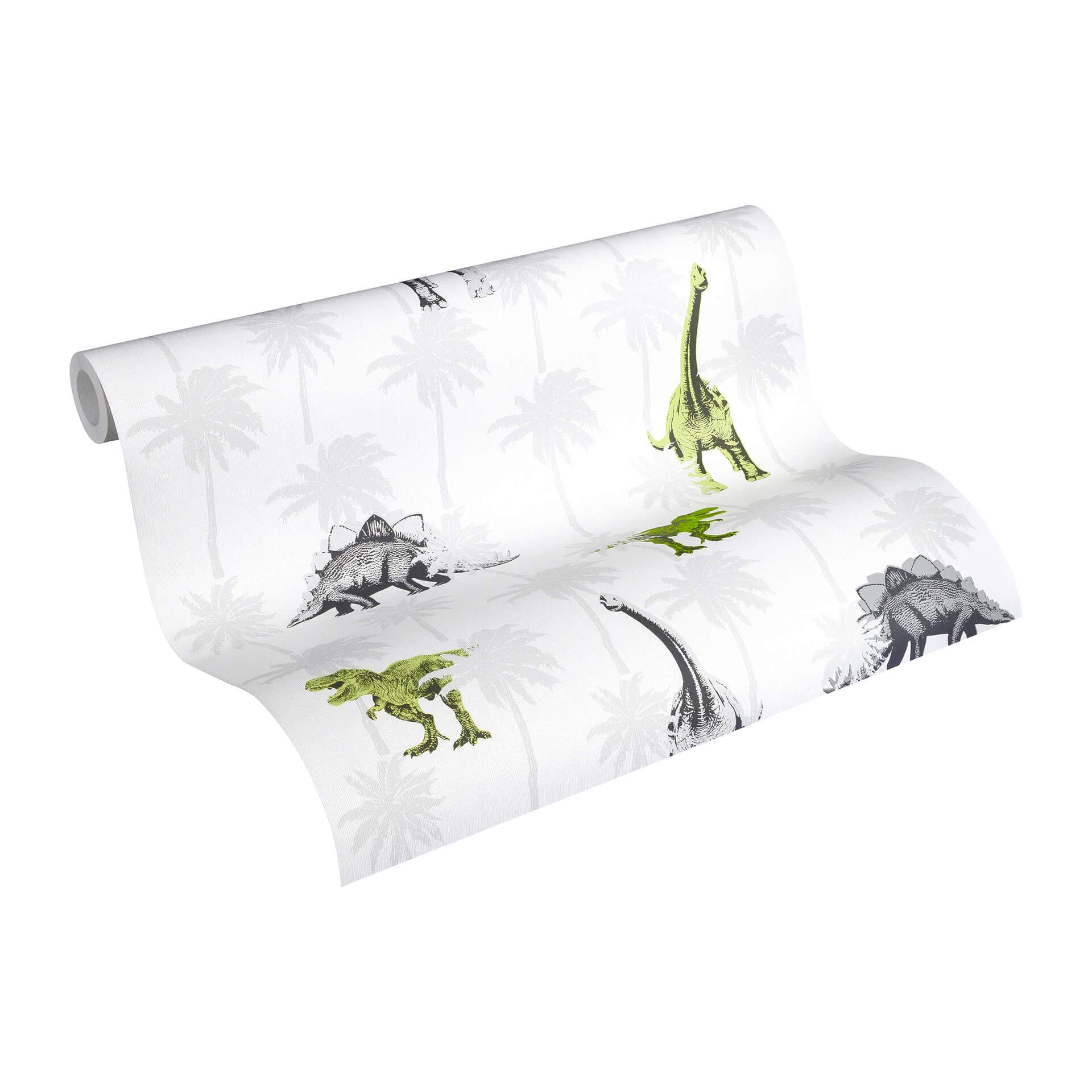 WALL-ART - Carta da parati per cameretta dei bambini, motivo dinosauri 3D, motivo: tempesta di pietre, animali, decorazione da parete