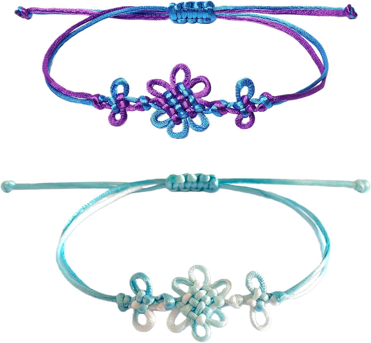 Mothers Day Gifts K-Style Bracelet, Friendship Matching Adjustable Bracelets Merch Toys - Handmade Concert Fans Costume Accessories, Gift for Couples, Men and Women(Purple Blue