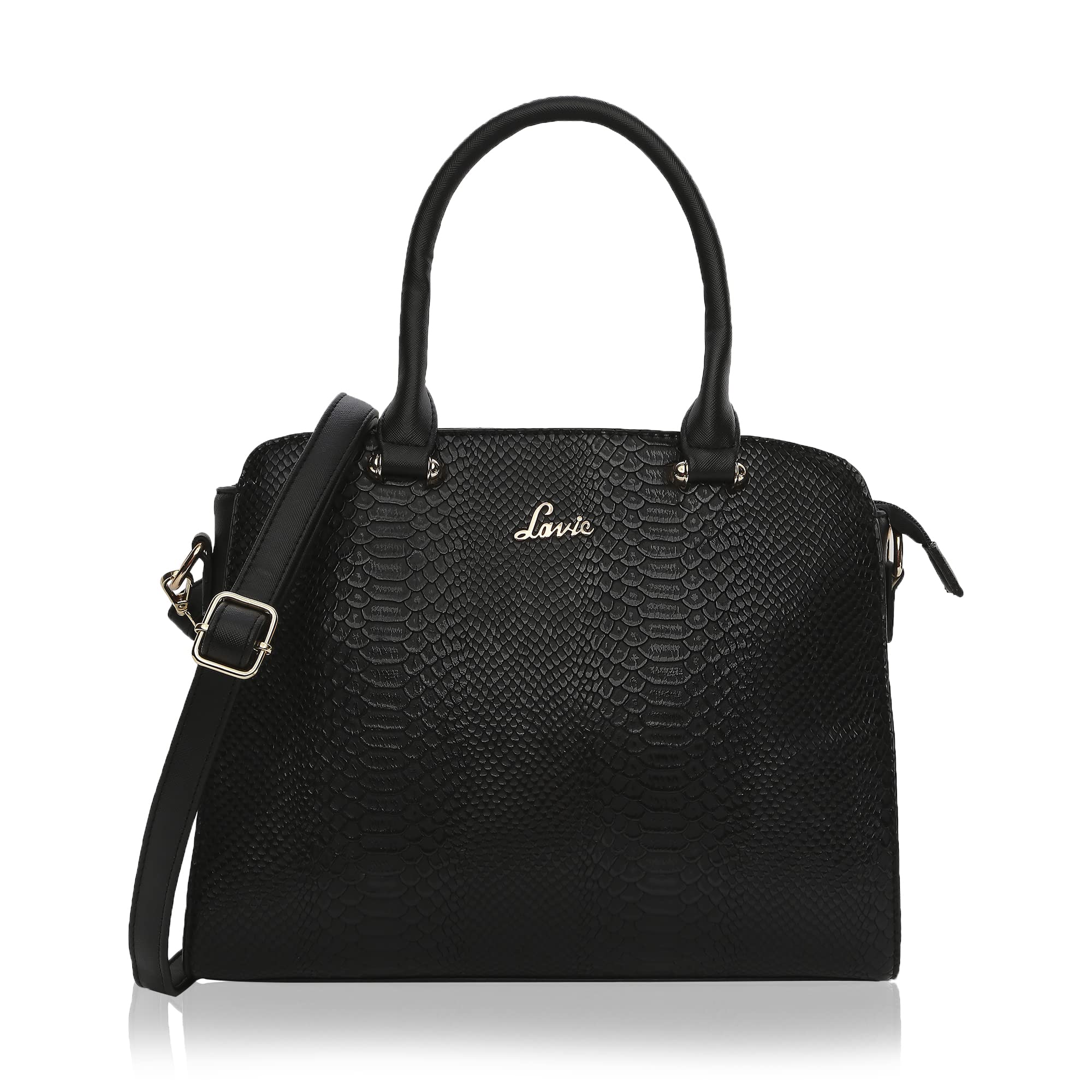 Lavie USHYCROC MED DOME SAT-LADIES HANDBAG BLACK (B09NNWX4SB) Amazon Price History, Amazon Price Tracker