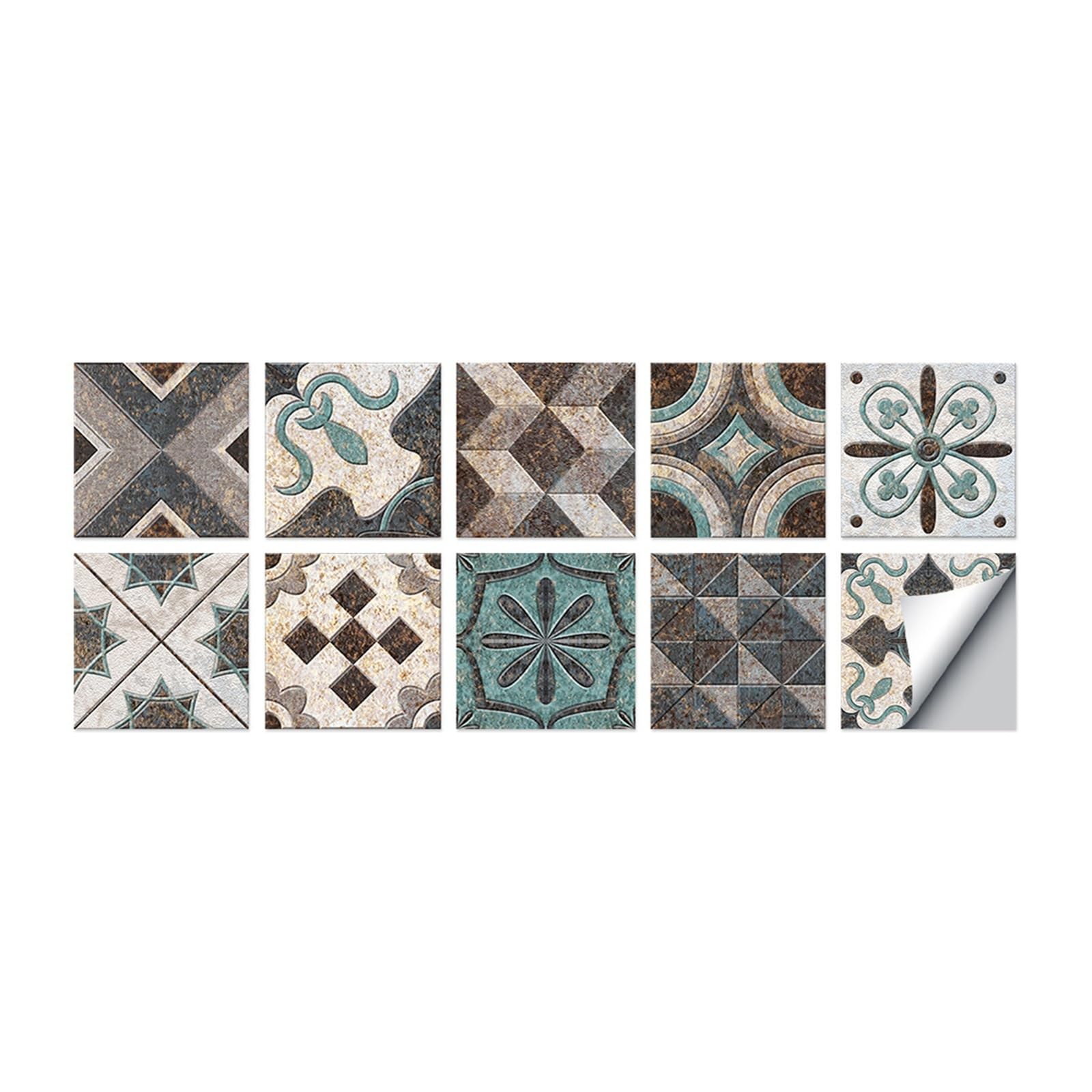Wall Stickers Decorative Bathroom Floor Tile