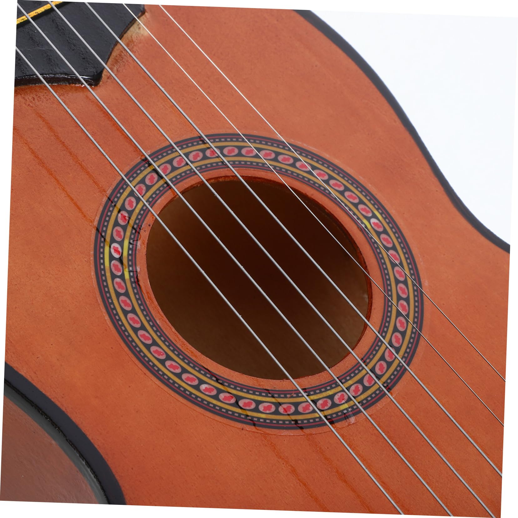 Mini Chitarra 21 Pollici in Legno per Bambini Principianti | Colore Caffè, Presa Confortevole, Gioco Educativo Interattivo, per Casa e Occasioni Speciali