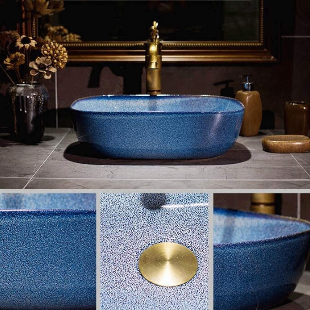 Szafka Pod Umywalkę Z Umywalką, Umywalka Nablatowa, Umywalka Nablatowa Blue Starry Sky, Umywalka Nablatowa, Porcelanowa, Ceramiczna, 16 Cali