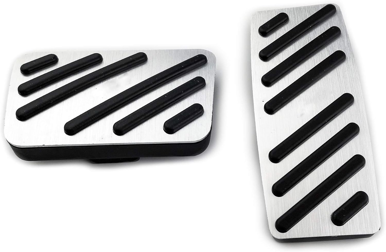 2PCS No Drill Aluminum Alloy Car Fuel Accelerator Brake Pedal Covers for XT5 AT Model
