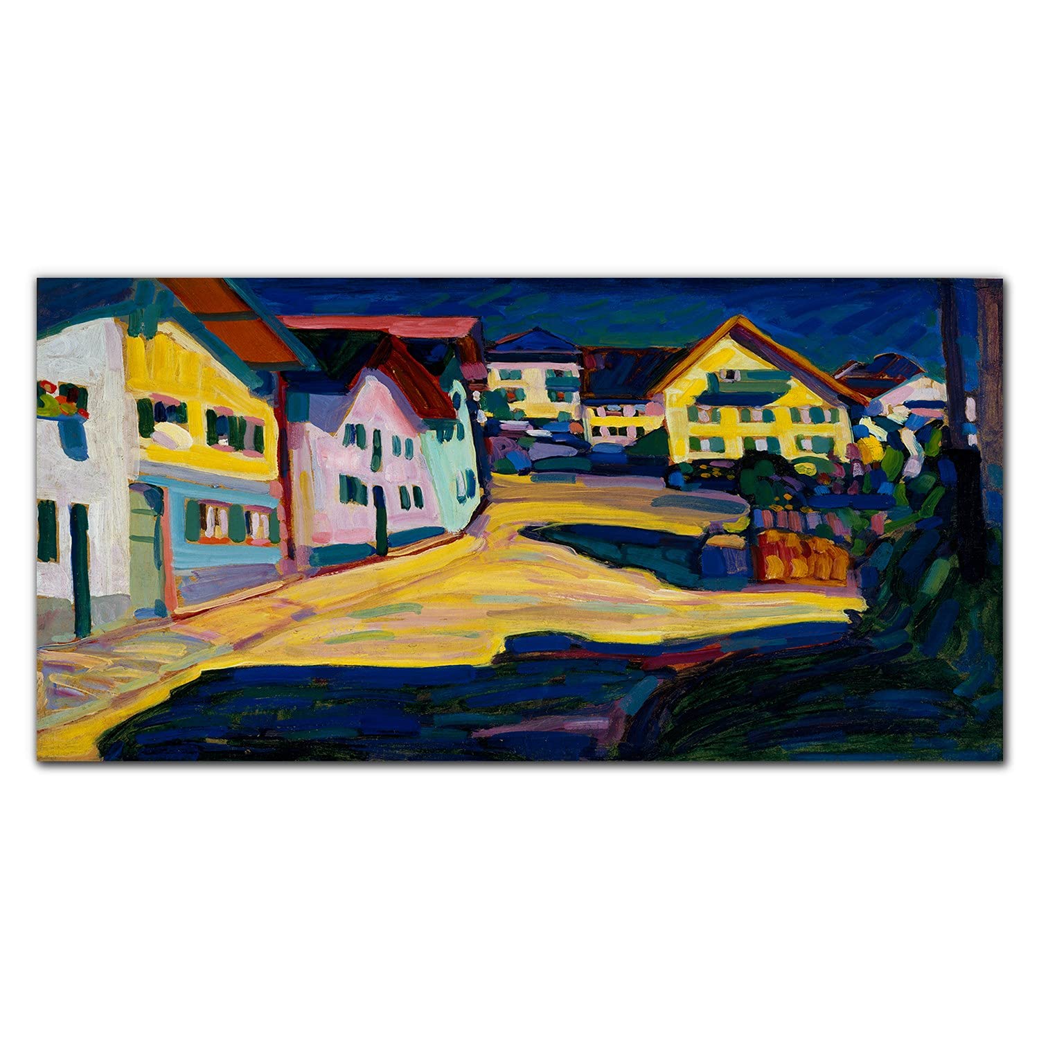 Crédence en Verre Trempé Coloray 120x60cm - L'Élégance du Motif Murnau Burggrabenstrasse