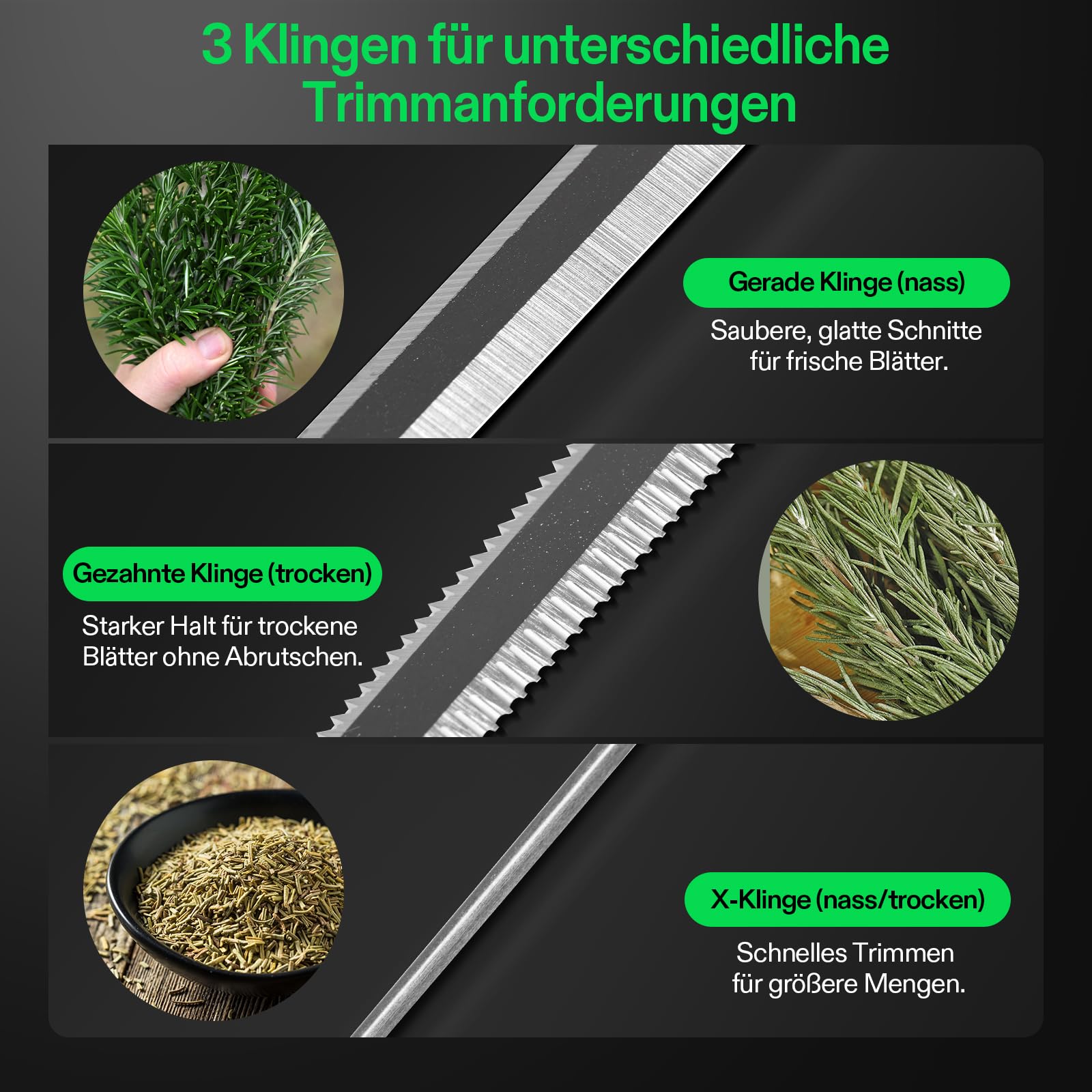VIVOSUN 33 cm Bud Leaf Bowl Trimmer, manueller Spin-Cut-Ernteschneider mit transparenter Kuppel und Edelstahlklingen, Metallgetriebe inkl. Handschere, ideal für Indoor-Grow, Hydrokultur & Garten