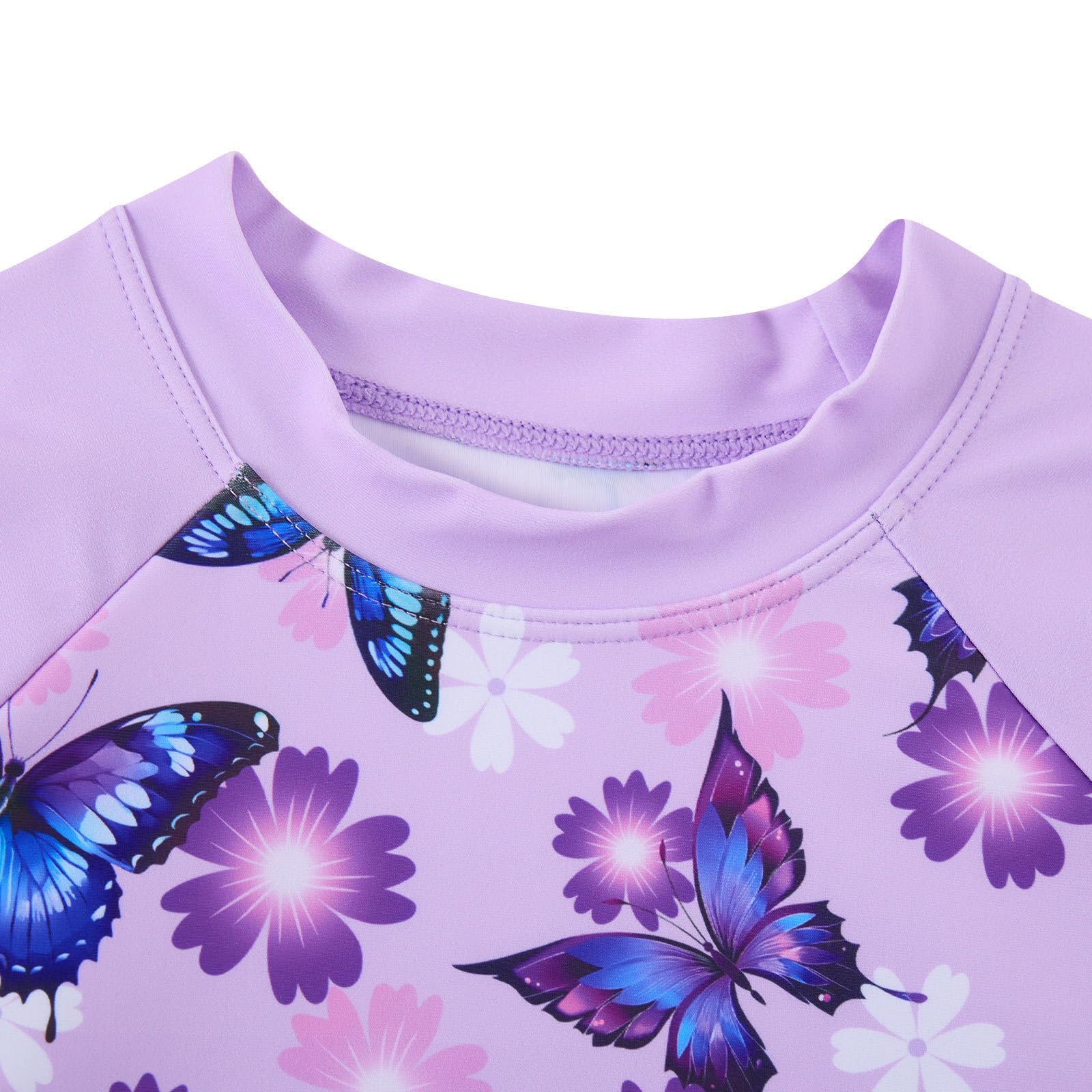 ALISISTER Maillot de Bain pour Fille Maillot de Bain Deux pièces à Manches Longues Protection UPF50 Ensemble de Natation pour Fille Maillot de Bain pour Enfant 4 10 Ans