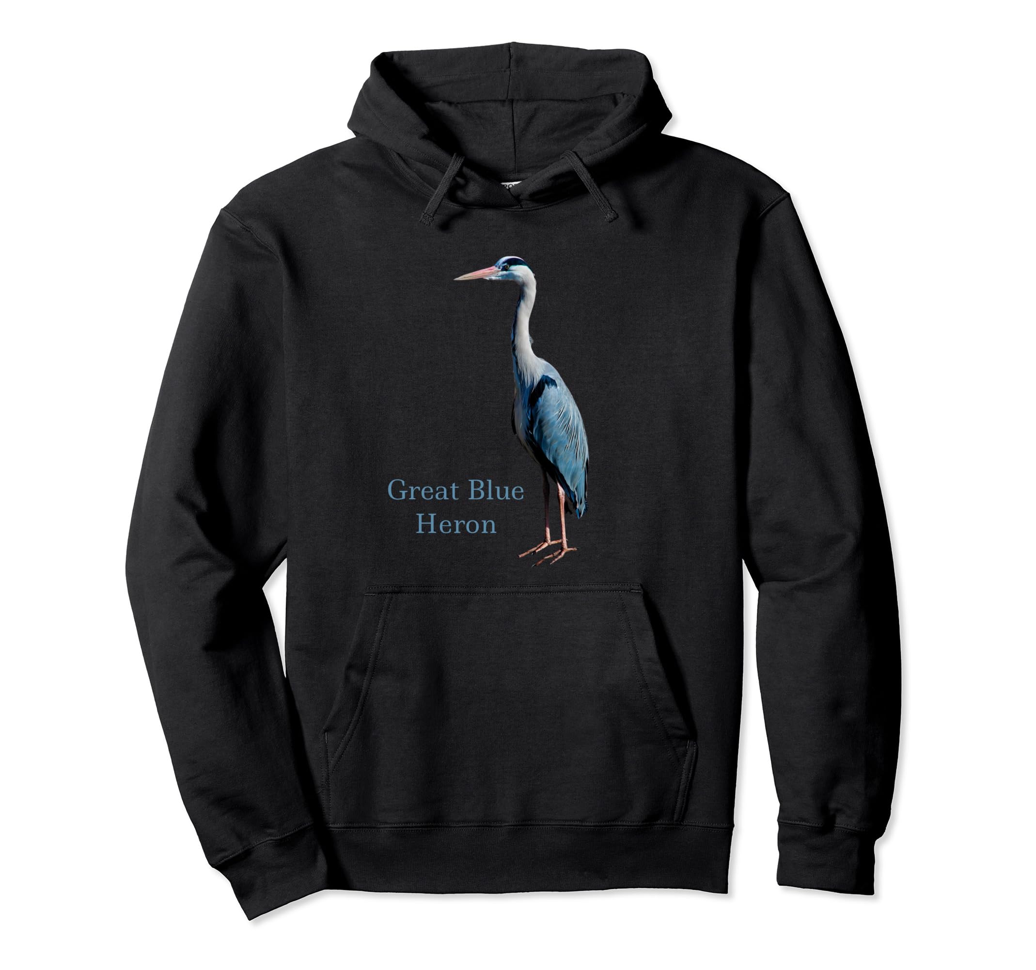 Amazon | サギの鳥シャツ グレートブルーサギ 鳥類学 パーカー 