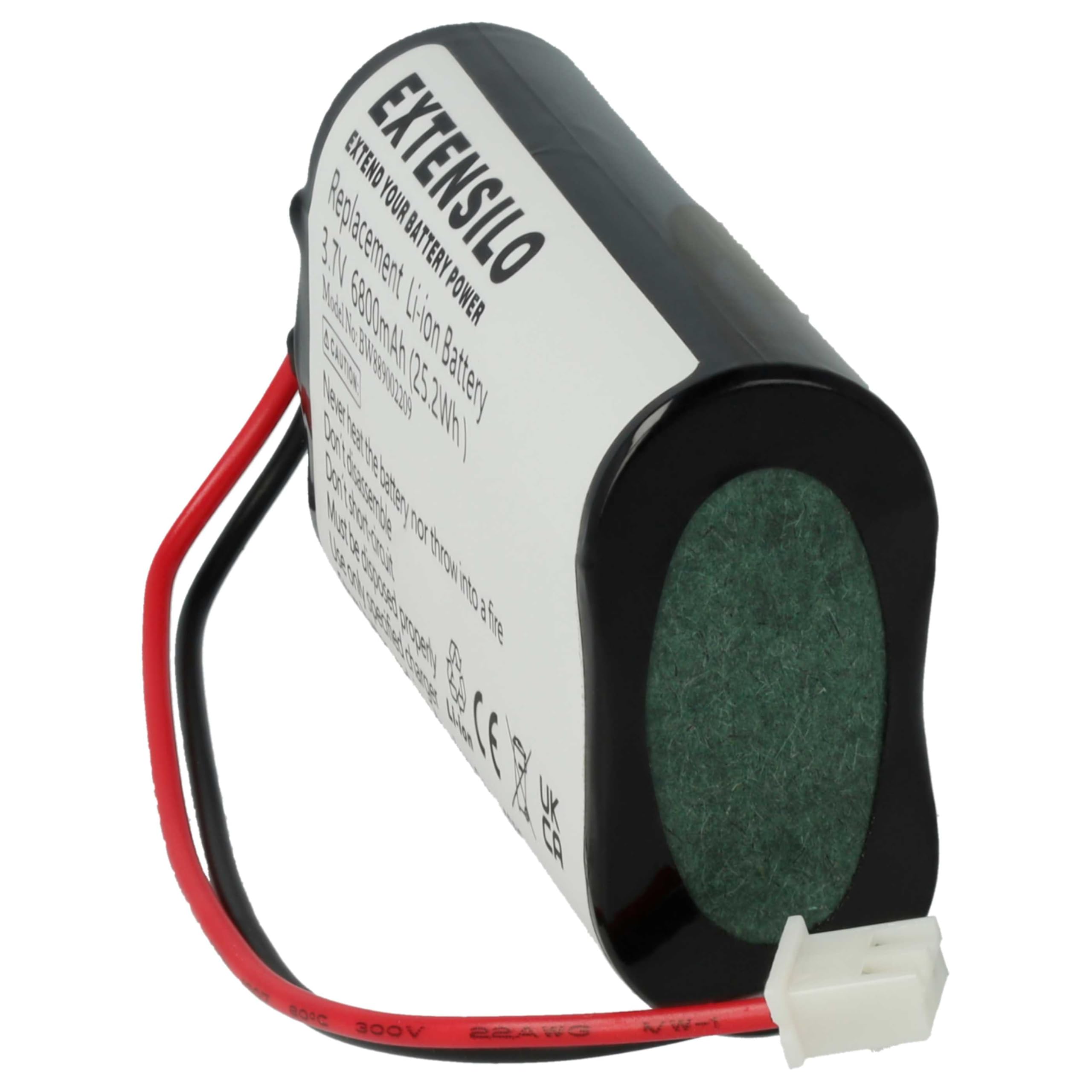 5X Batterie Compatible avec Zafferano Poldina Pro Mini Lampe de Chevet, de Salon (6800mAh, 3,7V, Li-ION)