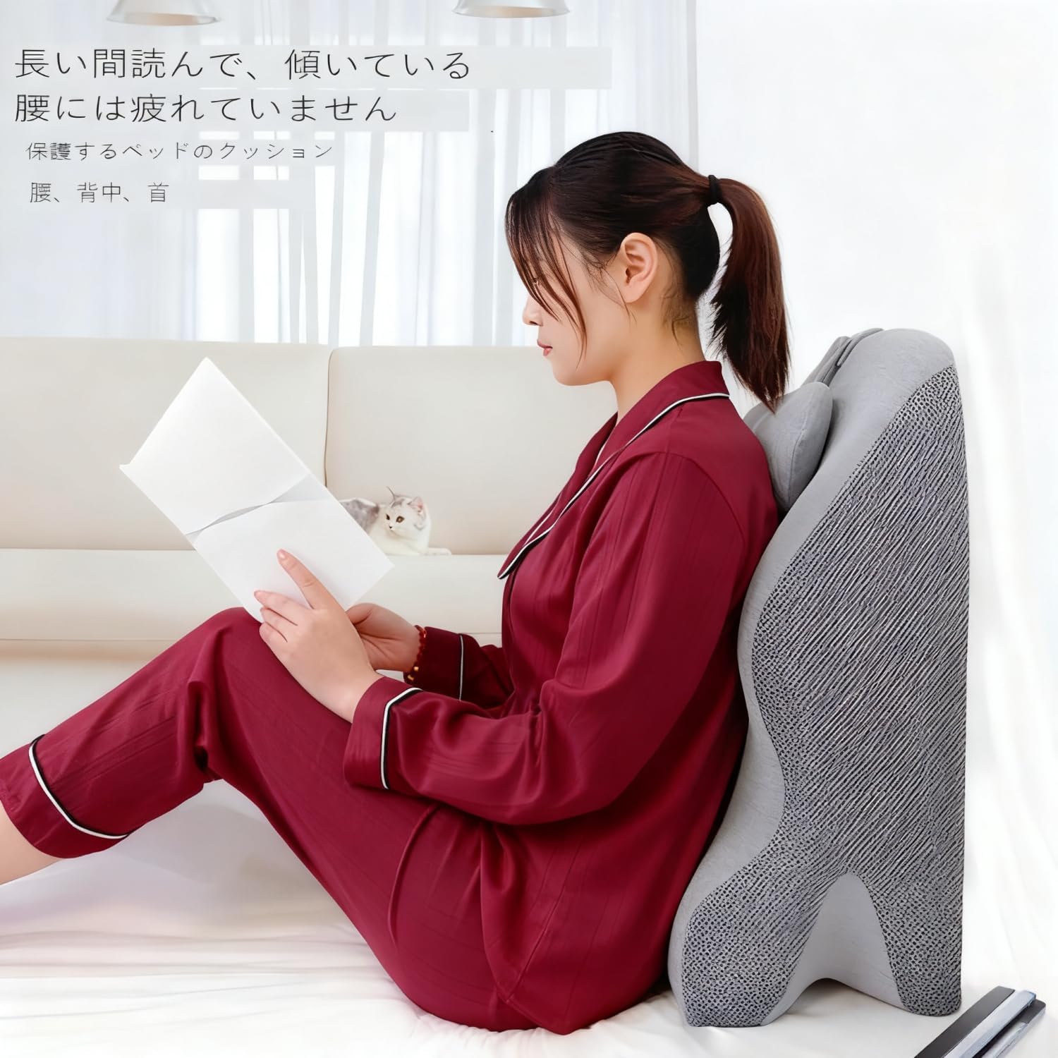 Ouvstravagan多機能うつ伏せ寝枕 胸を開く安眠枕 カップルクッション ゲーム 読書 仮眠用サポート 多機能カップルクッショ