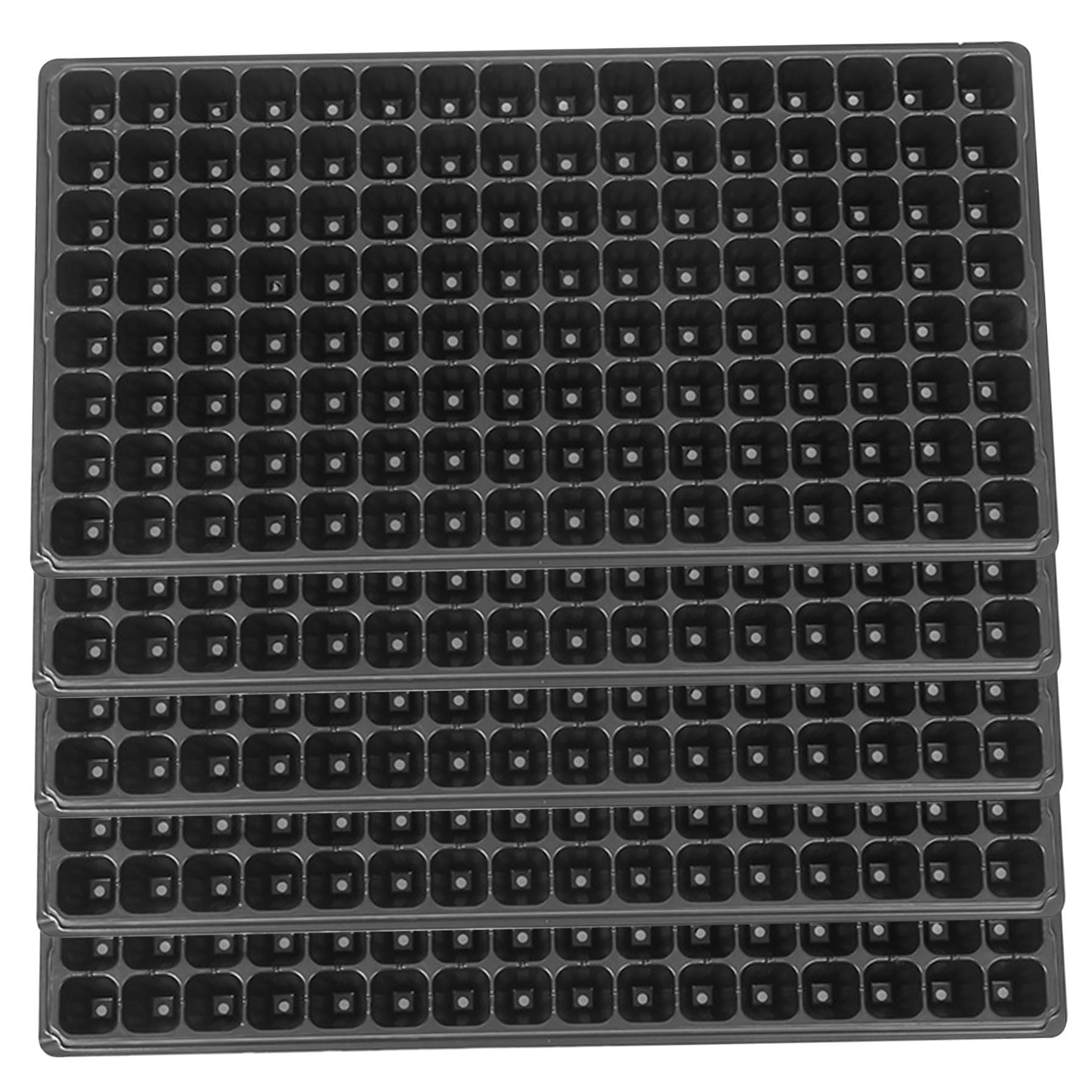 Awnsimfreien 5Pcs Plant Starter Trays, Seed Starting Trays, 200 Cell Plant Starter, Reusable 1.4" Deep Seedling, Plastic Planting For Seedlings 20.9X11, Seed Starting