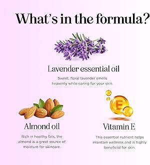 Lavender Massage Oil for Couples Relaxation - Non Greasy Non Staining Irresistibly Silky Full Body Massage Oil for Massage Therapy with Lavender Essential Oil - Therapeutic Grade Non GMO and Vegan