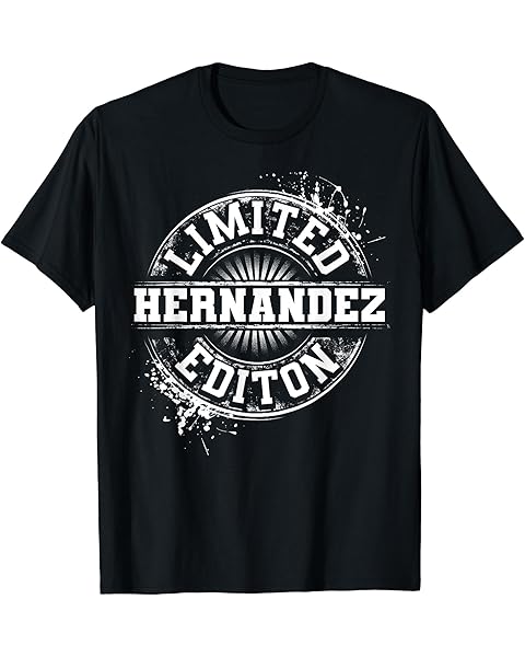 HERNANDEZ Funny Surname Family Tree Birthday Reunion Gift T-Shirt