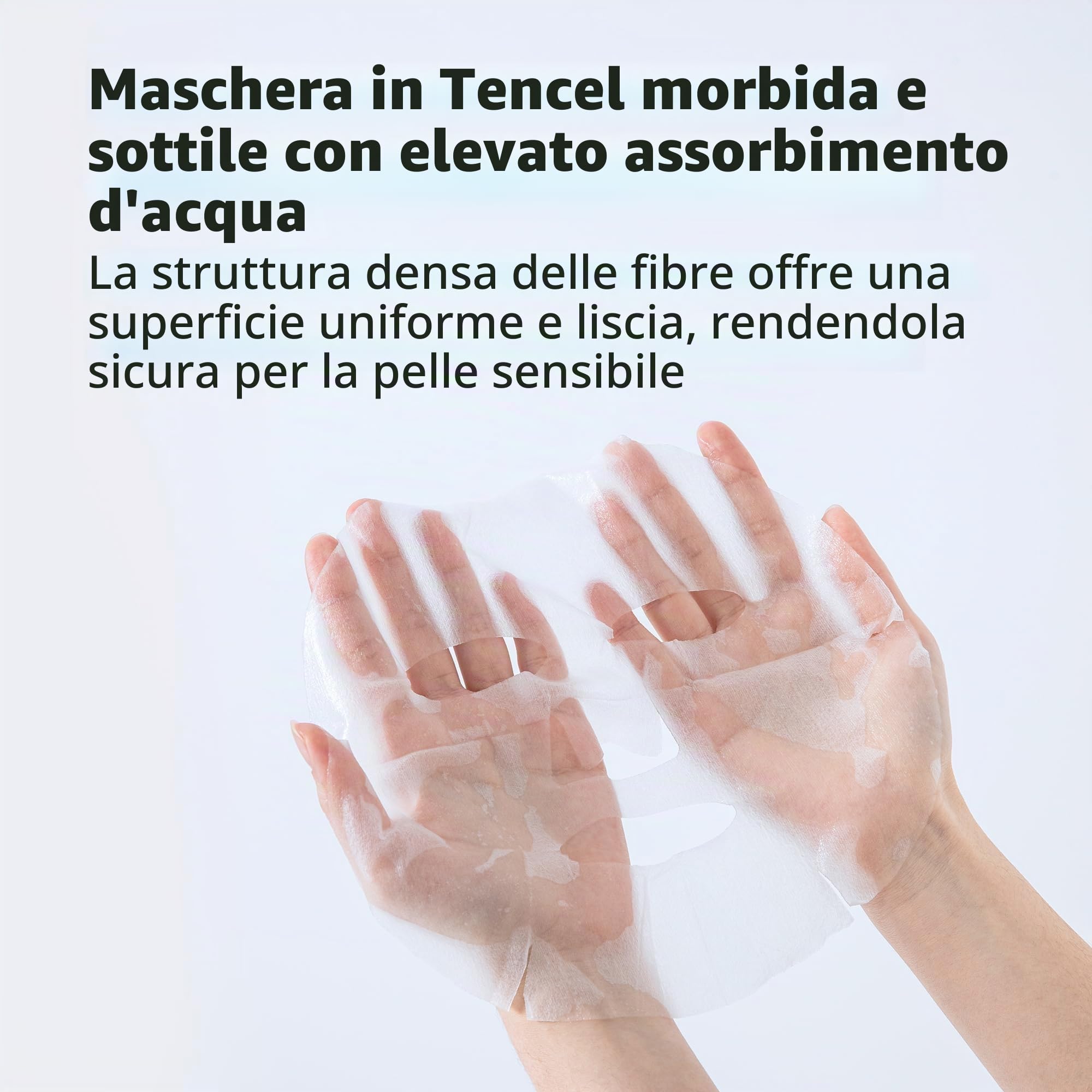 BENTON Maschera lenitiva all'aloe da 23 g, confezione da 10 – Aloe e foglie di tè verde contenute in acqua, maschera idratante e rinfrescante per il viso, fresca idratazione e effetto rinfrescante