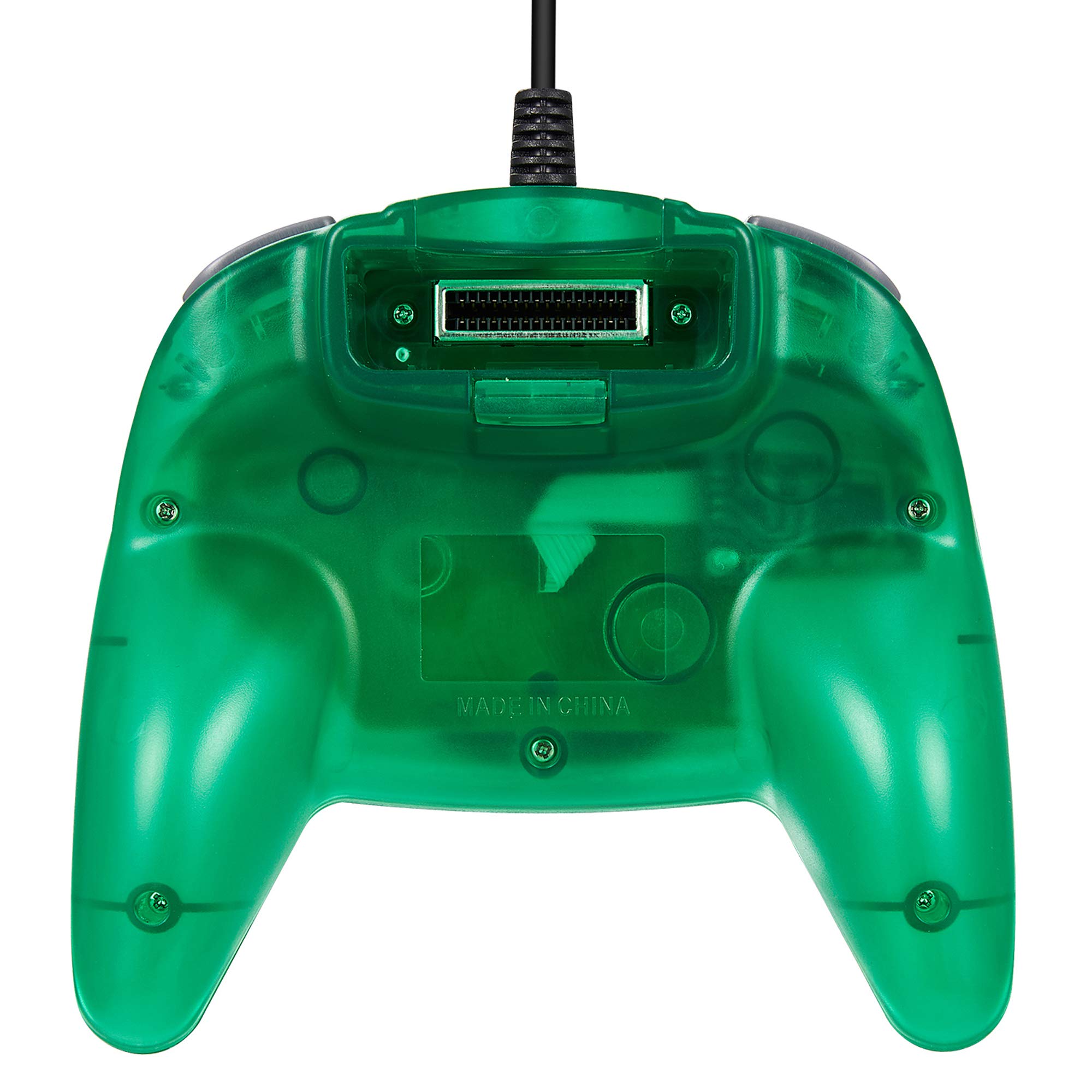 miadore Controlador N64 Joystick con cable para juegos compatible con la consola N64 (verde claro)
