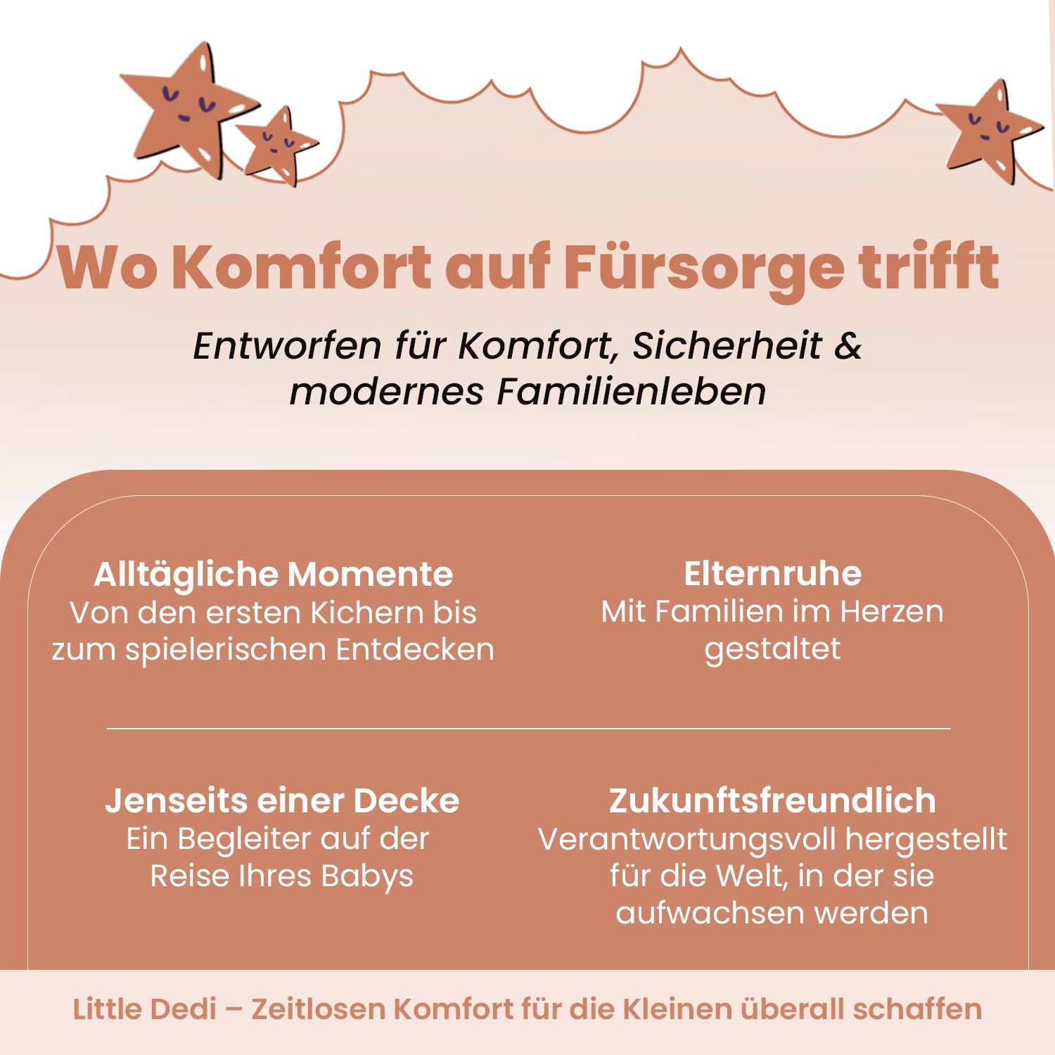 3D Krabbeldecke aus Bio-Baumwolle – GOTS Zertifiziert, 100x100 cm – Montessori Design, Beidseitig Nutzbar, Waschbar & Nachhaltig