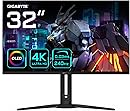Gigabyte AORUS FO32U2 32” OLED Flat Gaming Monitor - 3840 x 2160(UHD), 240Hz, 0.03ms, KVM, 250 cd/m2, FreeSync Premium Pro, DisplayHDR True Black 400, HDMI 2.1