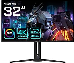 Gigabyte AORUS FO32U2 32” OLED Gaming Monitor - 3840 x 2160 (UHD), 240Hz, 0,03ms, KVM, 250 cd/m², FreeSync Premium Pro, DisplayHDR True Black 400, HDMI 2.1