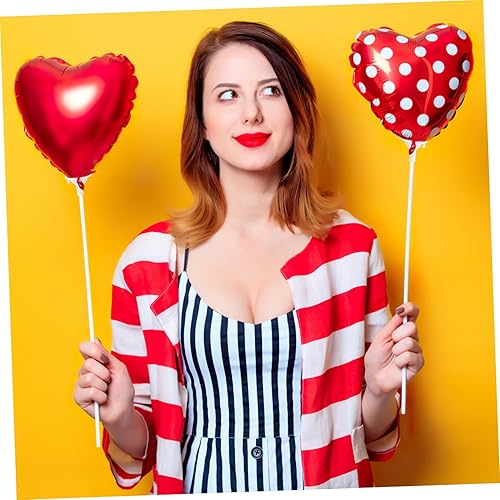 Miniatura 5 de Gatuida 50 palos de plástico para globos con copas, palos de globo reutilizables con base para decoración de cumpleaños, fiesta de cumpleaños, boda,