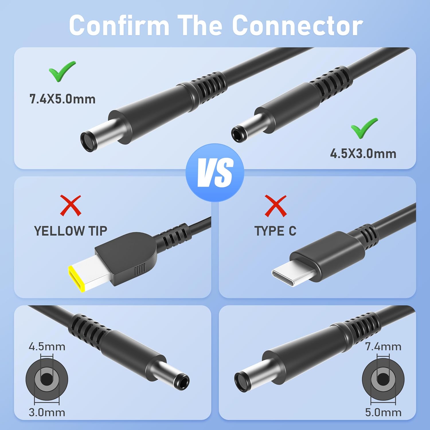 90W AC Adapter for Dell OptiPlex Micro 9020 7010 7020 7040 7050 7060 7070 7080 5050 5060 5070 5080 5090 3040 3046 3050 3070 3080 3090 MFF Business Desktop,Power Supply Cord for Optiplex Micro PC