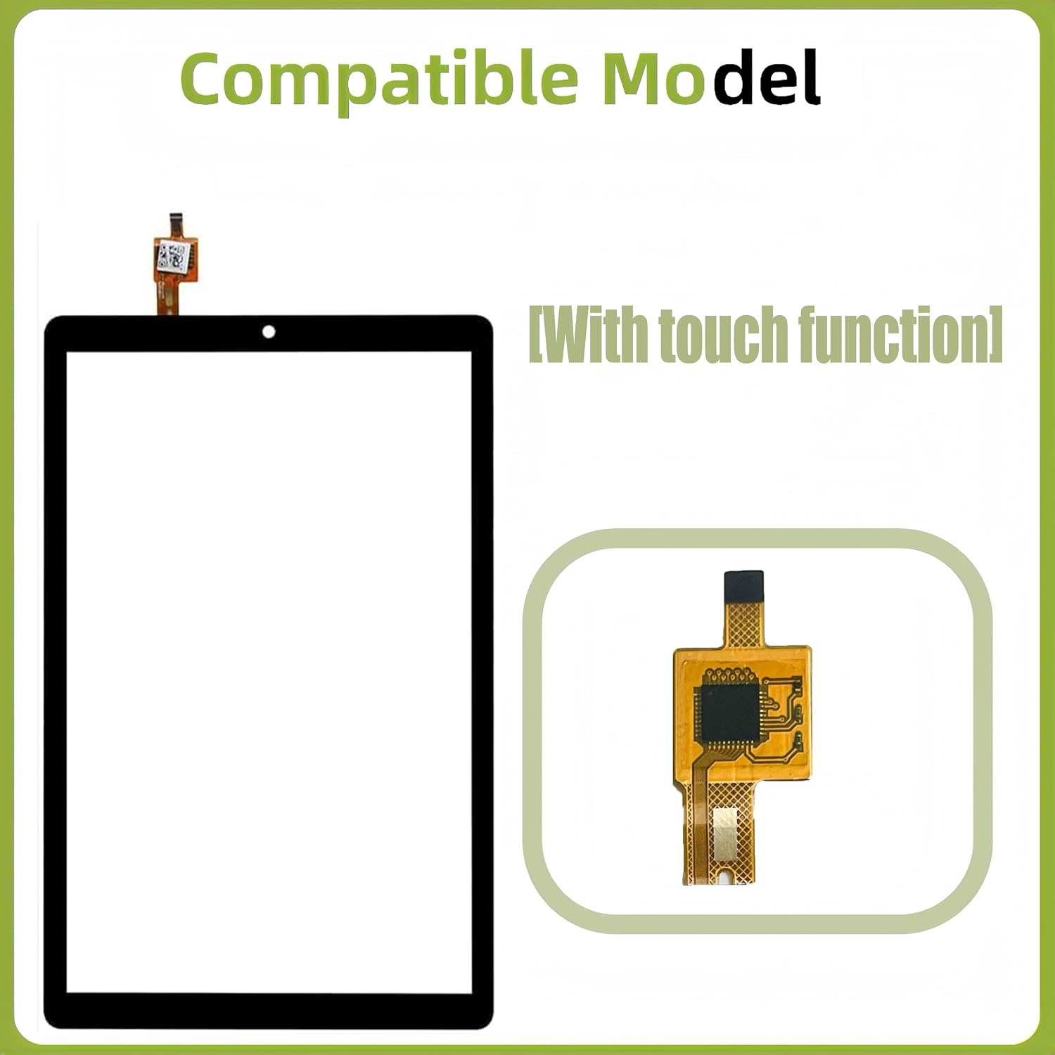 New Touch Screen Digitizer Replacement Compatible with TCL Tab 8 LE [with Touch Function] [8.0 inch] 9137W with Specialized Repair Tools Kit. (No LCD Digitizer)-with OCA Adhesive