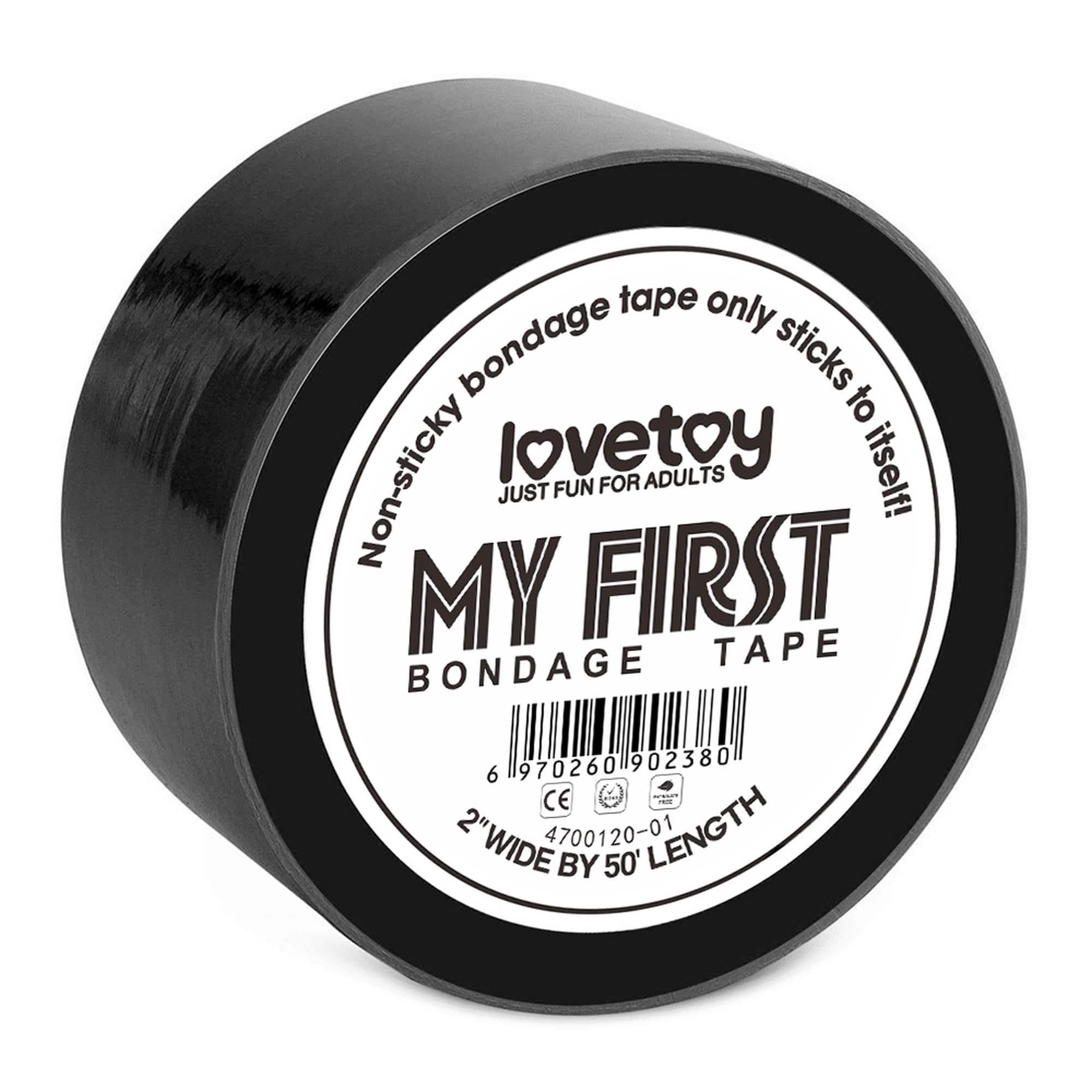 LOVETOY CINTA BONDAGE NO PEGAJOSA NEGRO