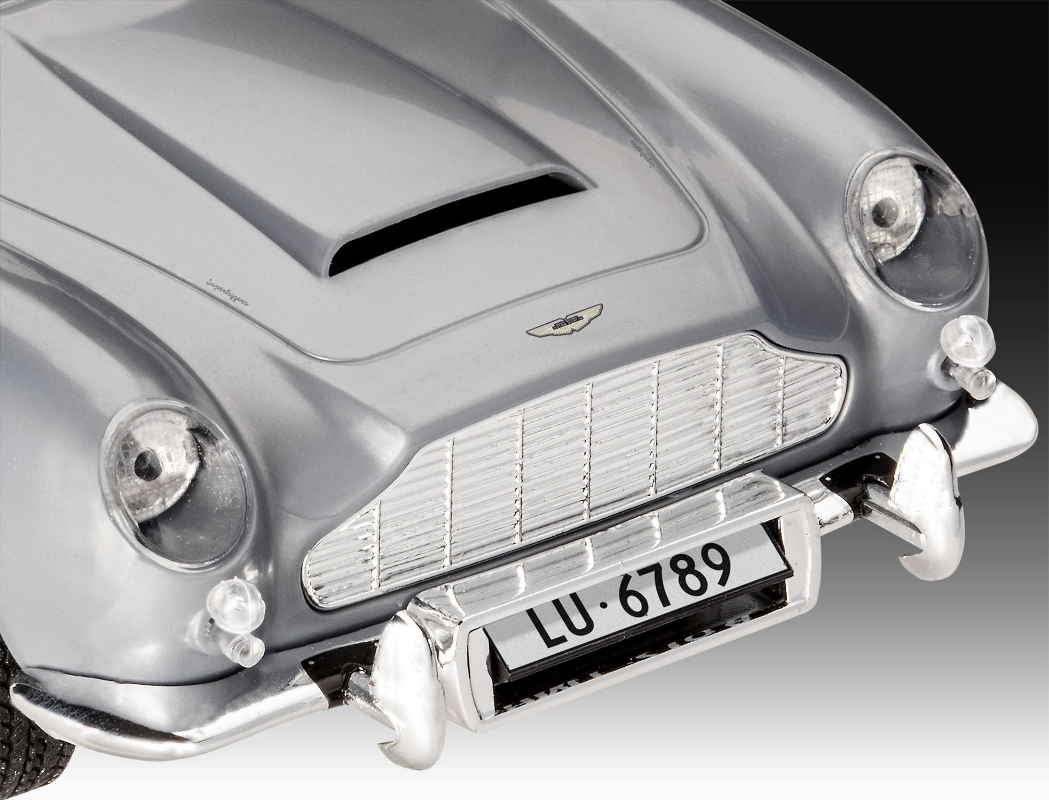 Revell 07746 James Bond Aston Martin DB5 (Click System) Skala 1:24, niezabudowana, wstępnie kolorowa, zatrzaskowa (bez kleju), zestaw modeli plastikowych