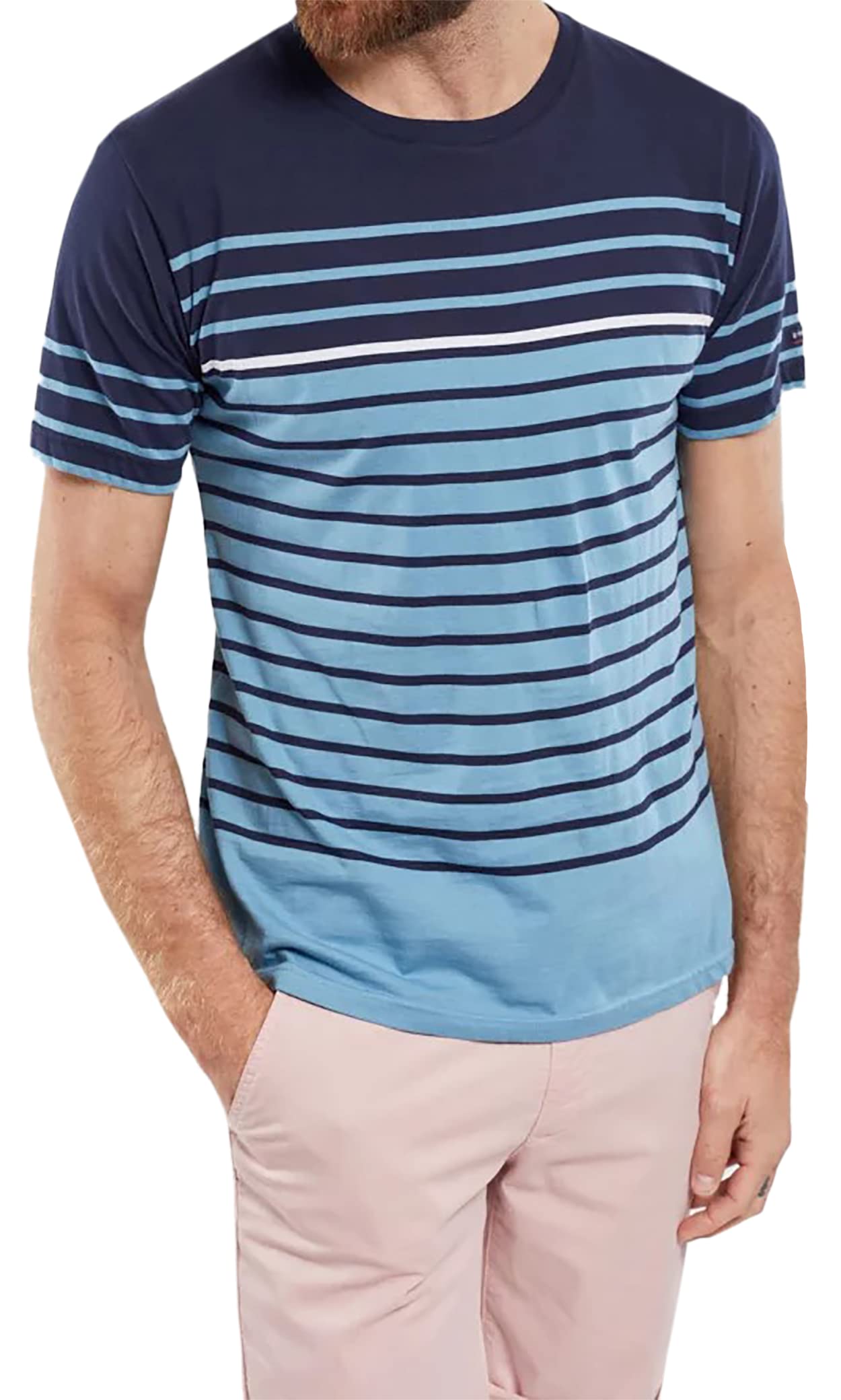 Armor LuxMen's Placed Striped T-Shirt