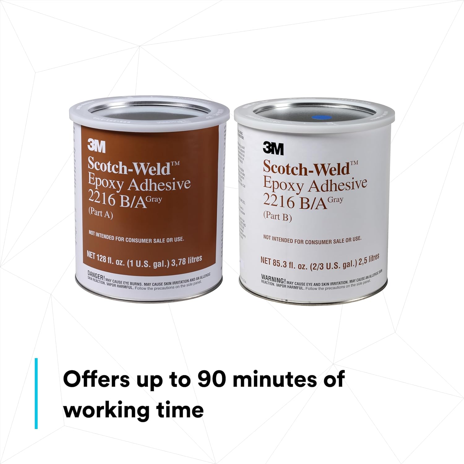 3M ScotchWeld Epoxy Adhesive 2216, Gray, Kuwait Ubuy