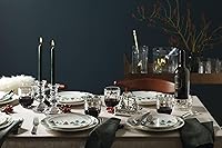 Vista 9 de Lenox 880068 Balsam Lane 4-Piece Dinner Plate Set(Green), Christmas Drinkware, Holiday Hosting