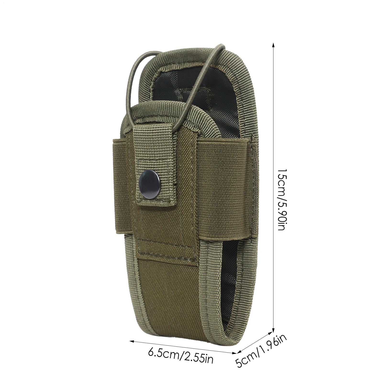 yanzisura Walkie Talkie Pouch, Radio Holster Pouch, Adjustable Belt Bag for Walkie Talkie, Multifunctional Radio Pouchs Bag, Universal Walkies Talkies Holder Case for GPS Two Way Radios — view 2