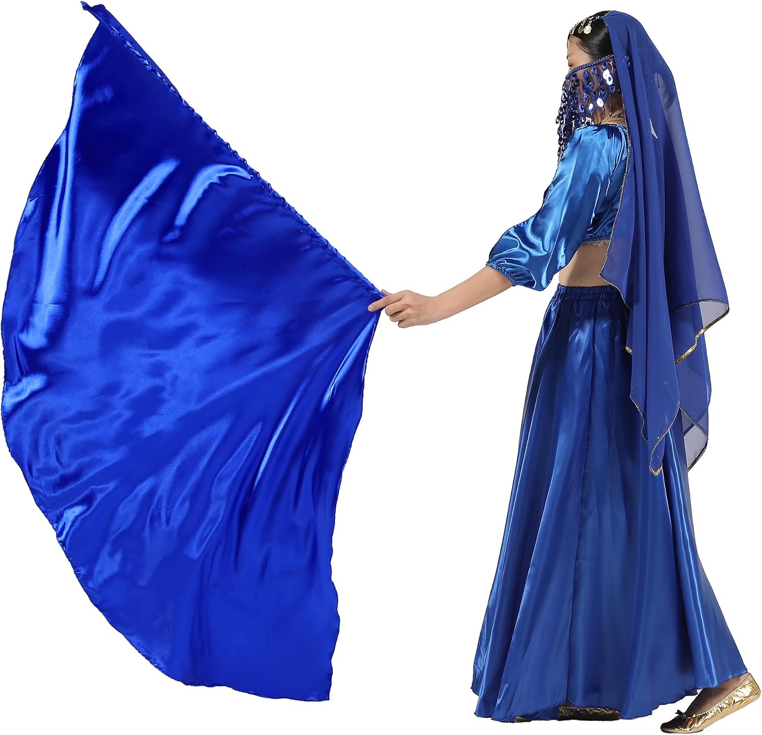 MUNAFIE Worship Flags for Dance Church,Praise Dance Flags for Worship Set(2 Flags+ 2 Flexi Rods+1 Storage Bag) Navy