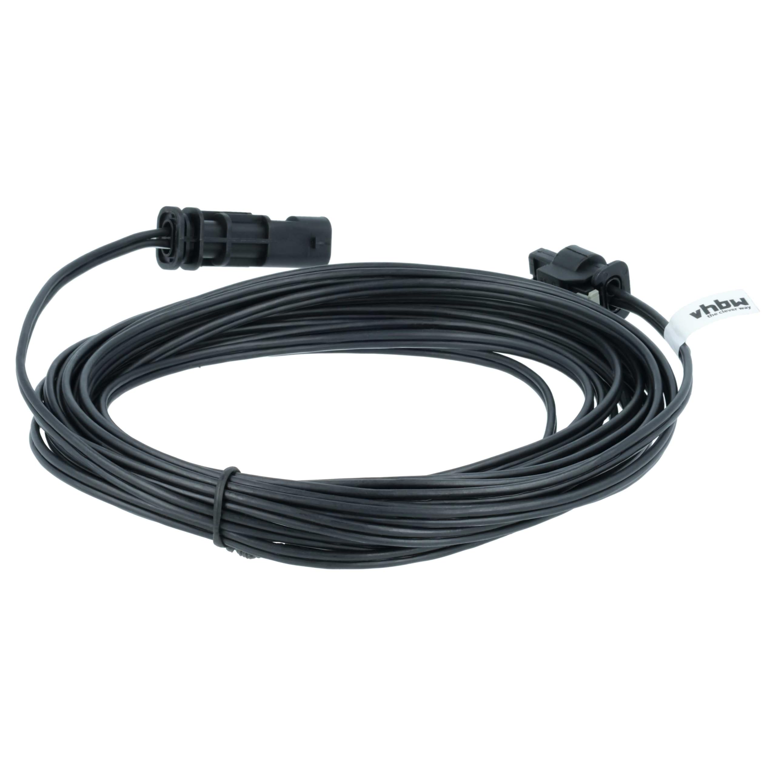 vhbw Niederspannungskabel Transformator Kabel kompatibel mit Husqvarna Automower, Gardena Robotic, Flymo Robotic, Mähroboter, Rasenmäher, 5m