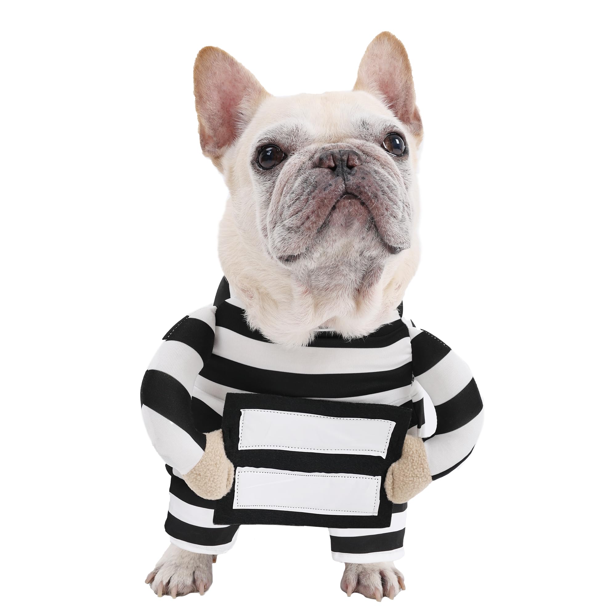 Halloween Pet Costumes, Dog Prisoners' Halloween Costumes Cosplay Dress Up Apparel Clothes for Puppy Small Dogs,M