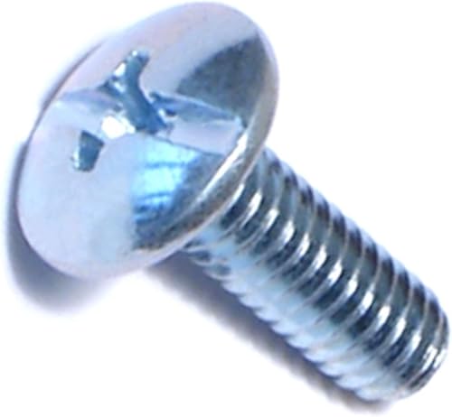 Miniatura 10 de Hard-to-Find Fastener 014973320812 Tornillos combinados de la máquina del braguero, 14-20 x 12, pieza-100, zinc