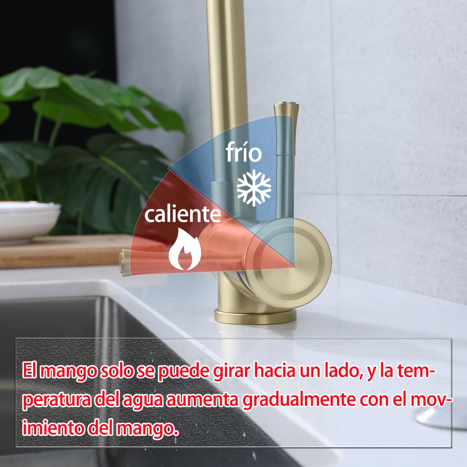 Grifo Cocina Abatible Dorado Antiguo Grifo Cocina Abatible Bajo Ventana | Grifo Cocina Vintage, Grifo Abatible Bajo Ventana, Abatible a 6.5CM,Diseñado Resolver El Problema De Spertura Fe La Ventana